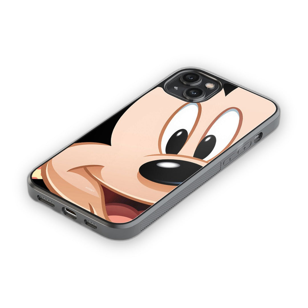 Zoom Up Mickey Glass iPhone Case for iPhone 14 Plus | Macmerise