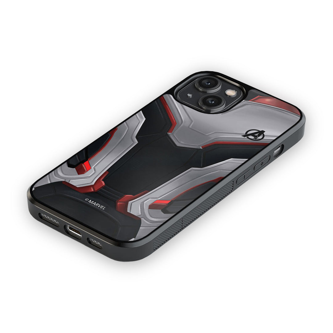 Avengers Endgame Suit Glass iPhone Case for iPhone 14 | Macmerise