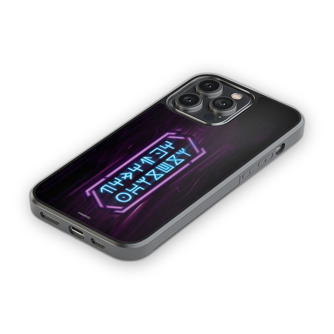 Wakanda Forever Script Glass iPhone Case for iPhone 14 Pro Max | Macmerise