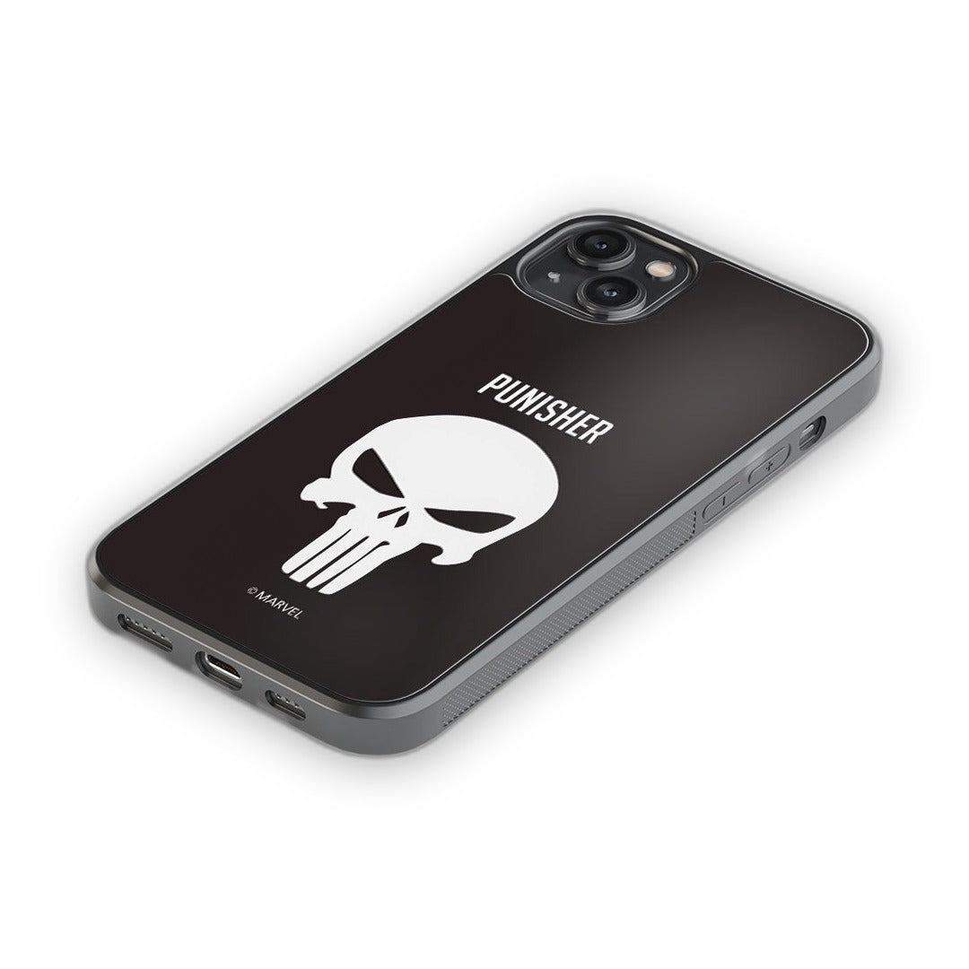 Punisher Symbol Glass iPhone Case for iPhone 14 Plus | Macmerise