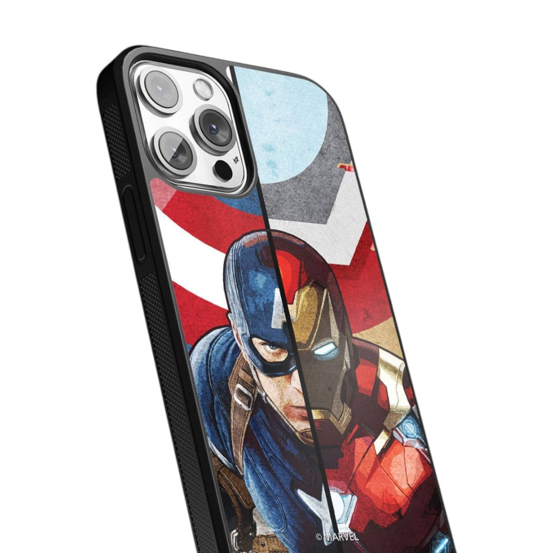 Man Vs Machine Glass iPhone Case for iPhone 13 Pro | Macmerise
