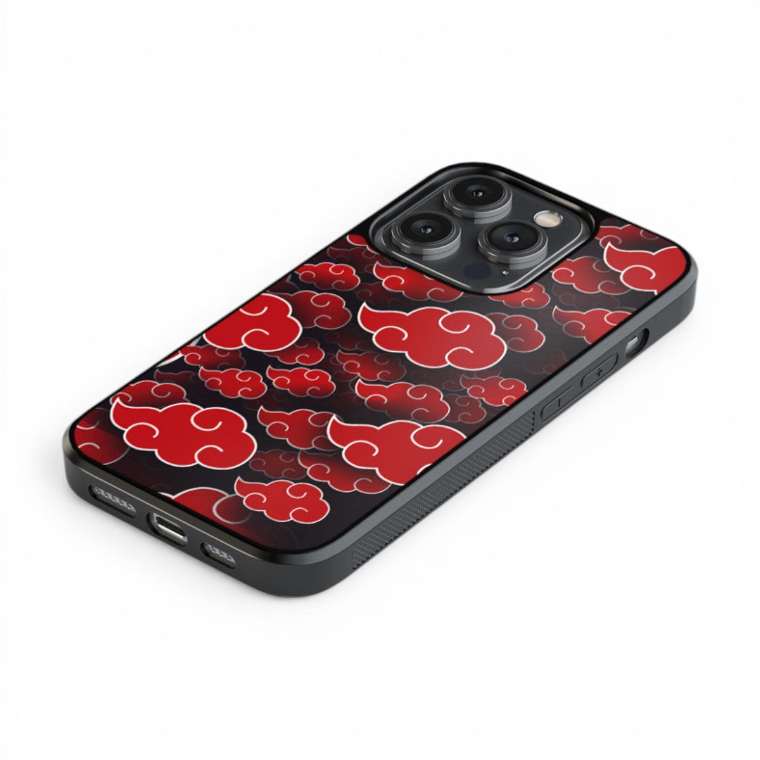 Akatsuki Clouds Glass iPhone Case for iPhone 14 Pro | Macmerise