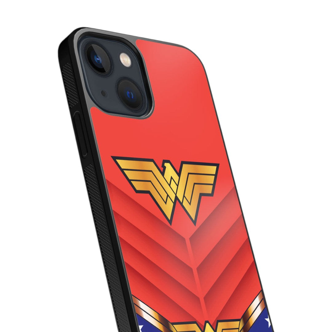 Suit Up Wonder Woman Glass iPhone Case for iPhone 13 | Macmerise