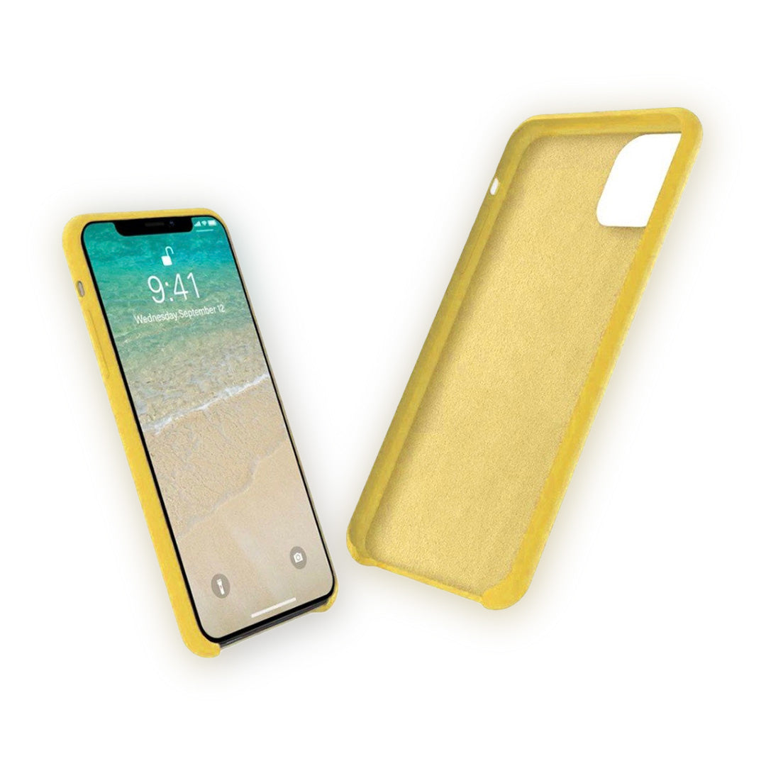 Basics iPhone 11 Pro Max Silicone Case Yellow | Macmerise