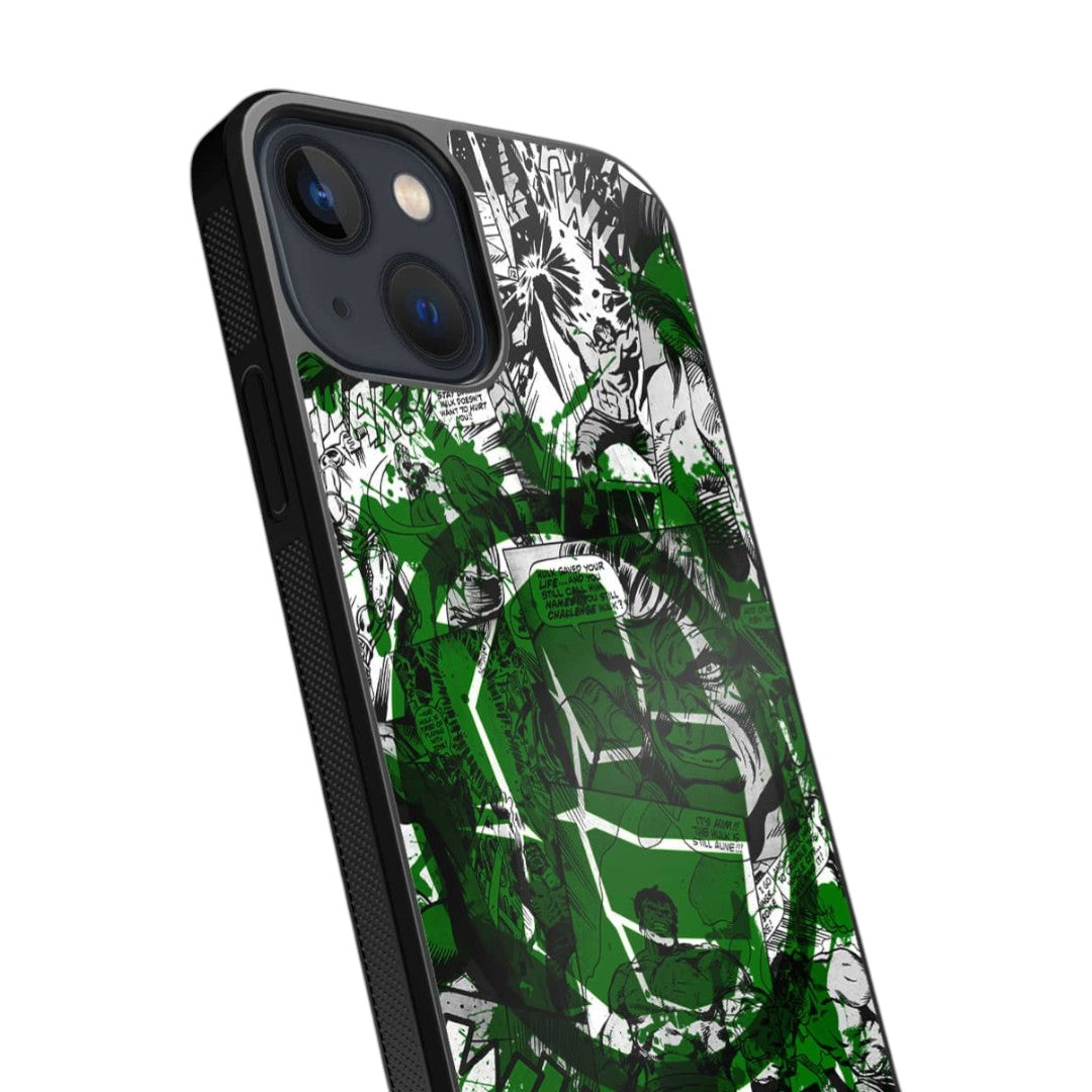 Splash Out Hulk Fist Glass iPhone Case for iPhone 13 Mini | Macmerise