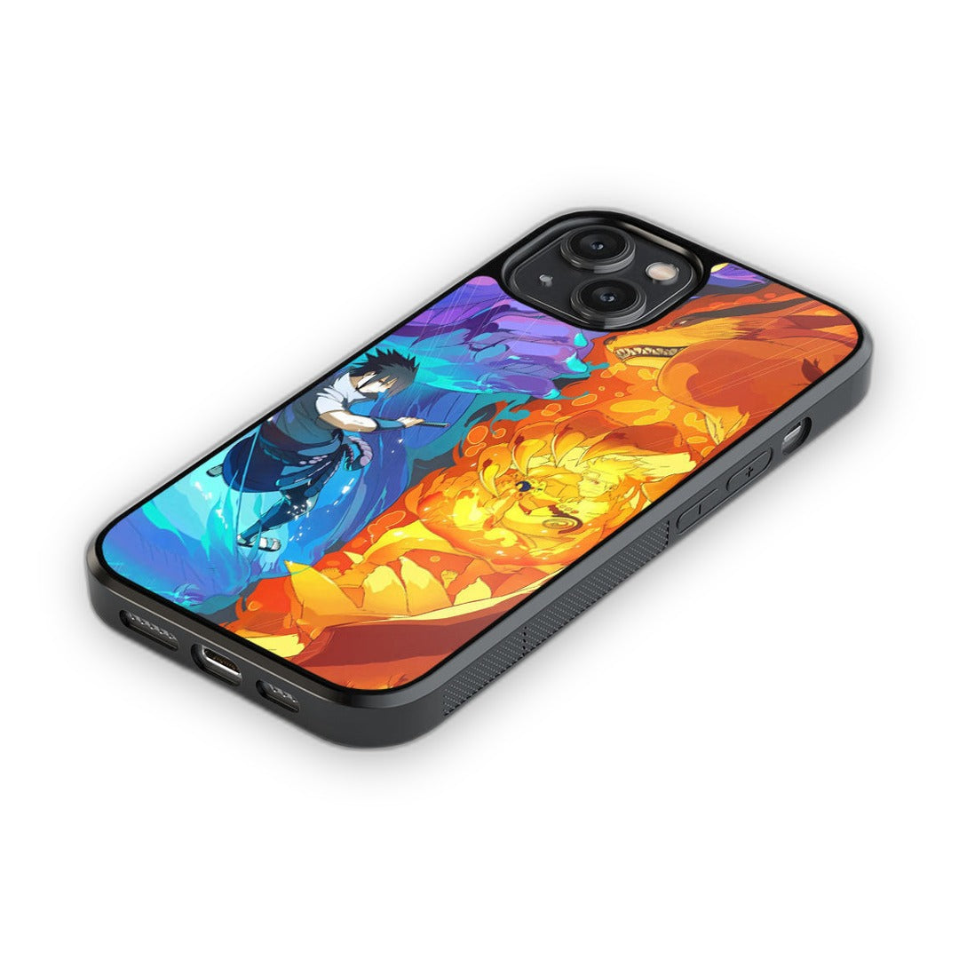 Susanoo Vs Kurama Glass iPhone Case for iPhone 14 | Macmerise