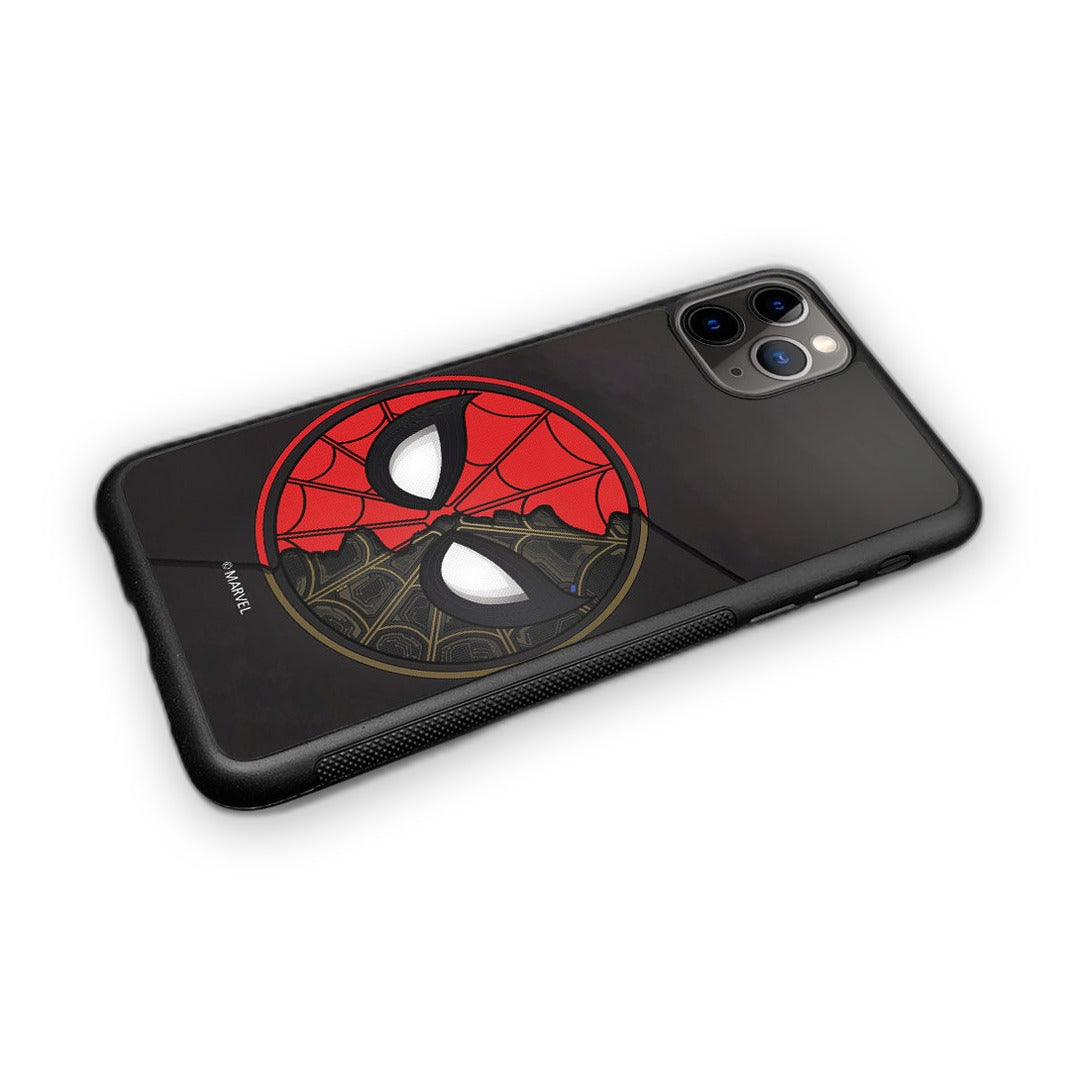 Two Face Spidey Glass iPhone Case for iPhone 11 Pro Max | Macmerise