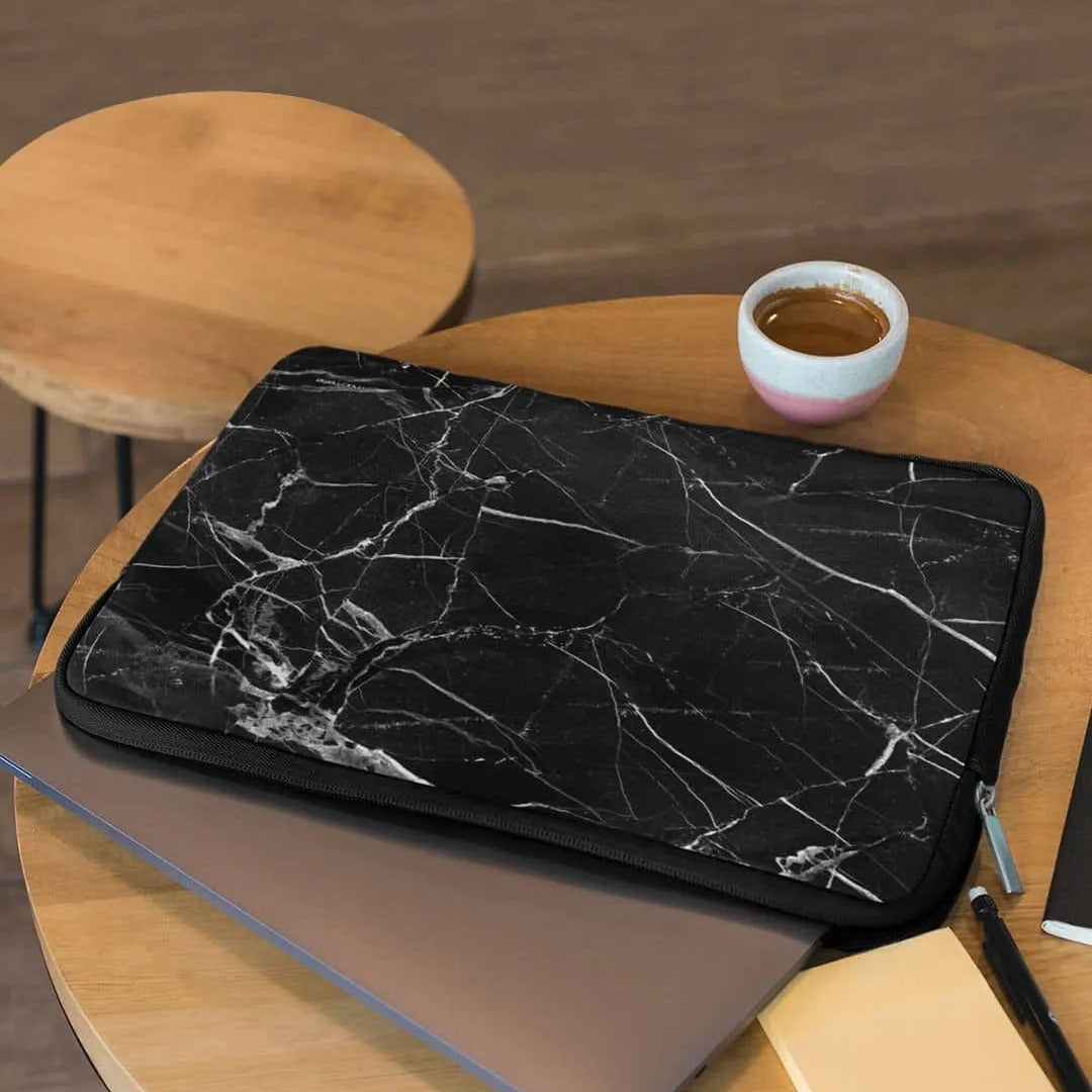 Marble Noir Belge Laptop Sleeve 15 Inches | Macmerise