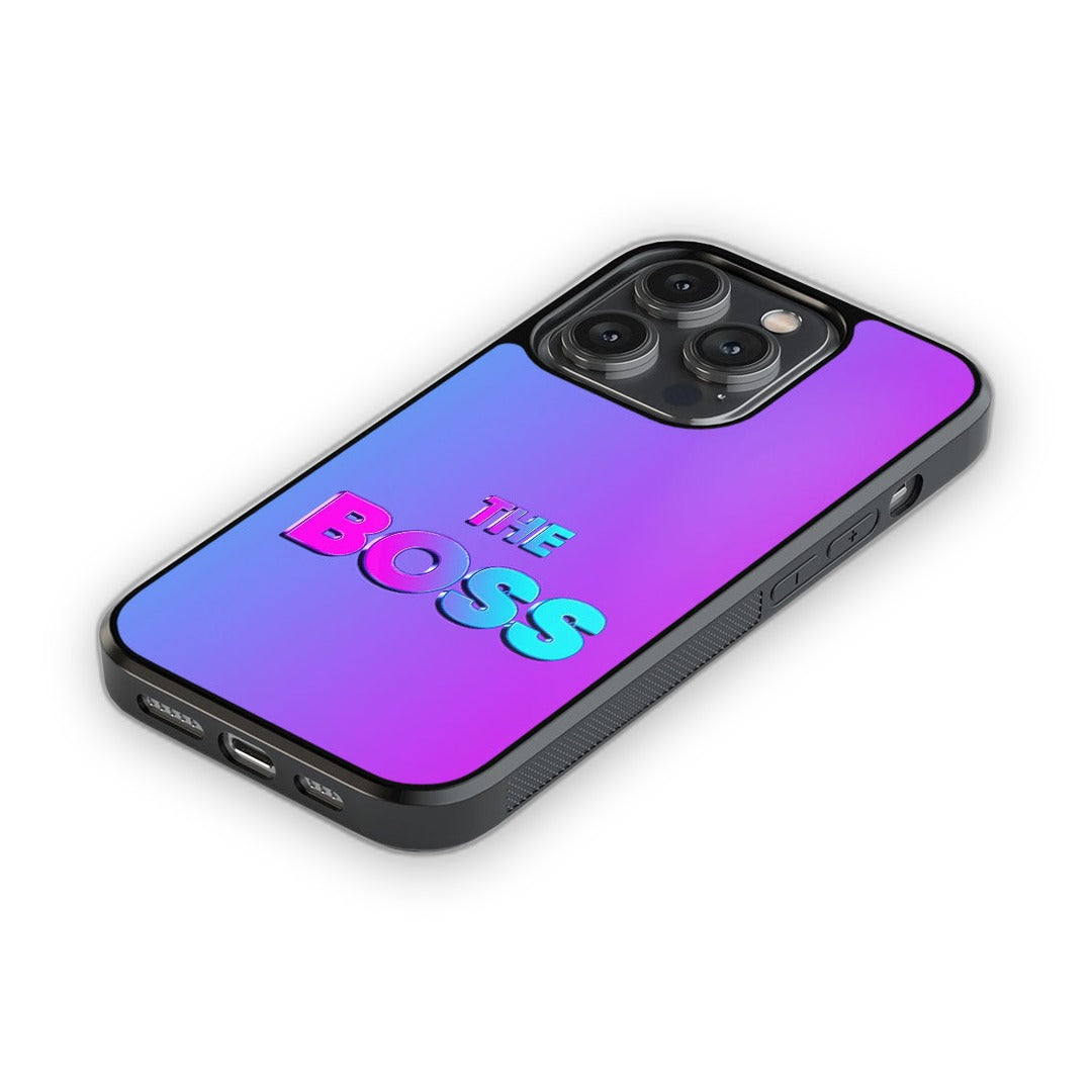 I Am the Boss Glass iPhone Case for iPhone 14 Pro | Macmerise