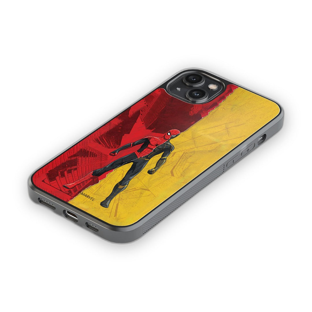 Peter Black and Gold Glass iPhone Case for iPhone 14 Plus | Macmerise