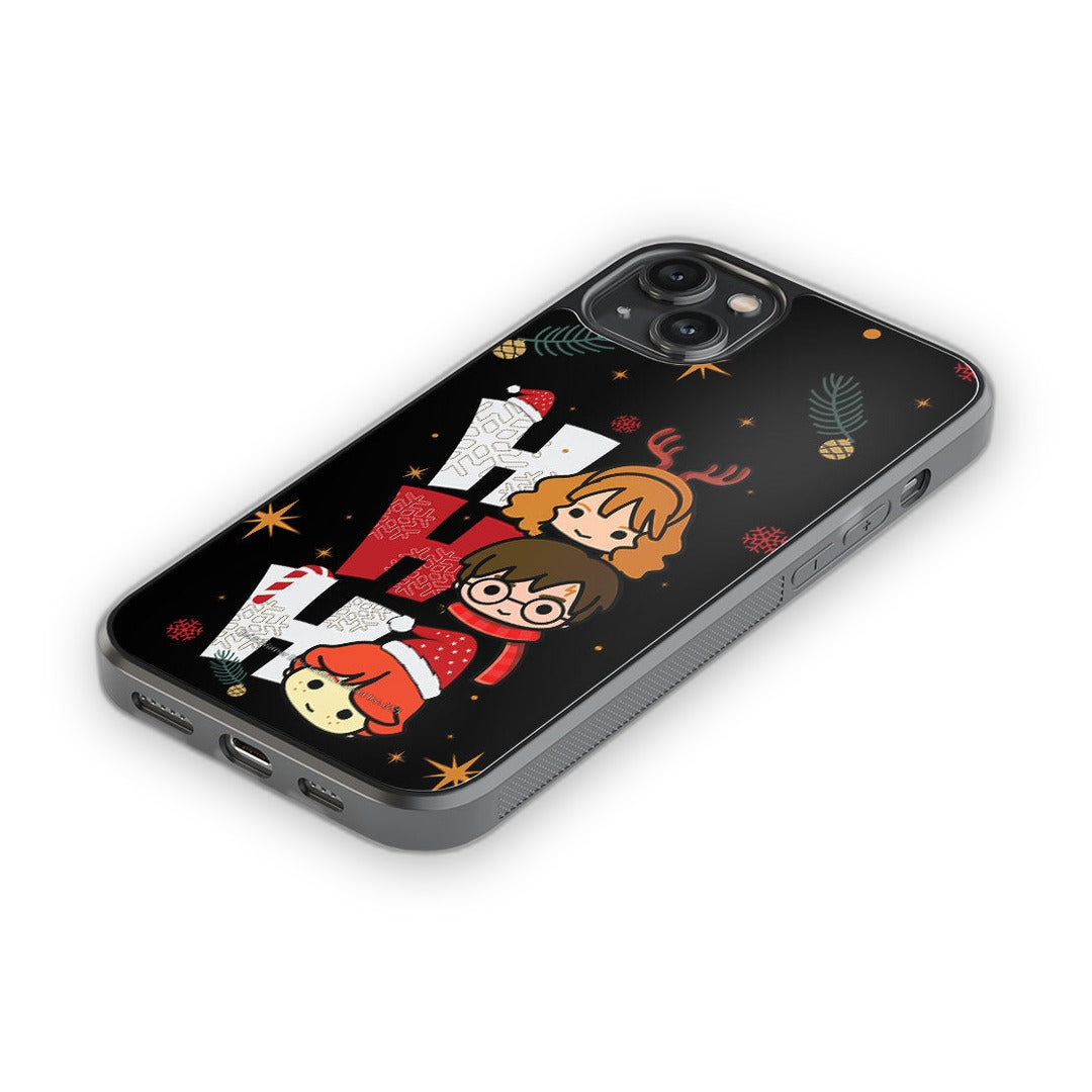 Harry Potter Ho Ho Ho Glass iPhone Case for iPhone 14 Plus | Macmerise