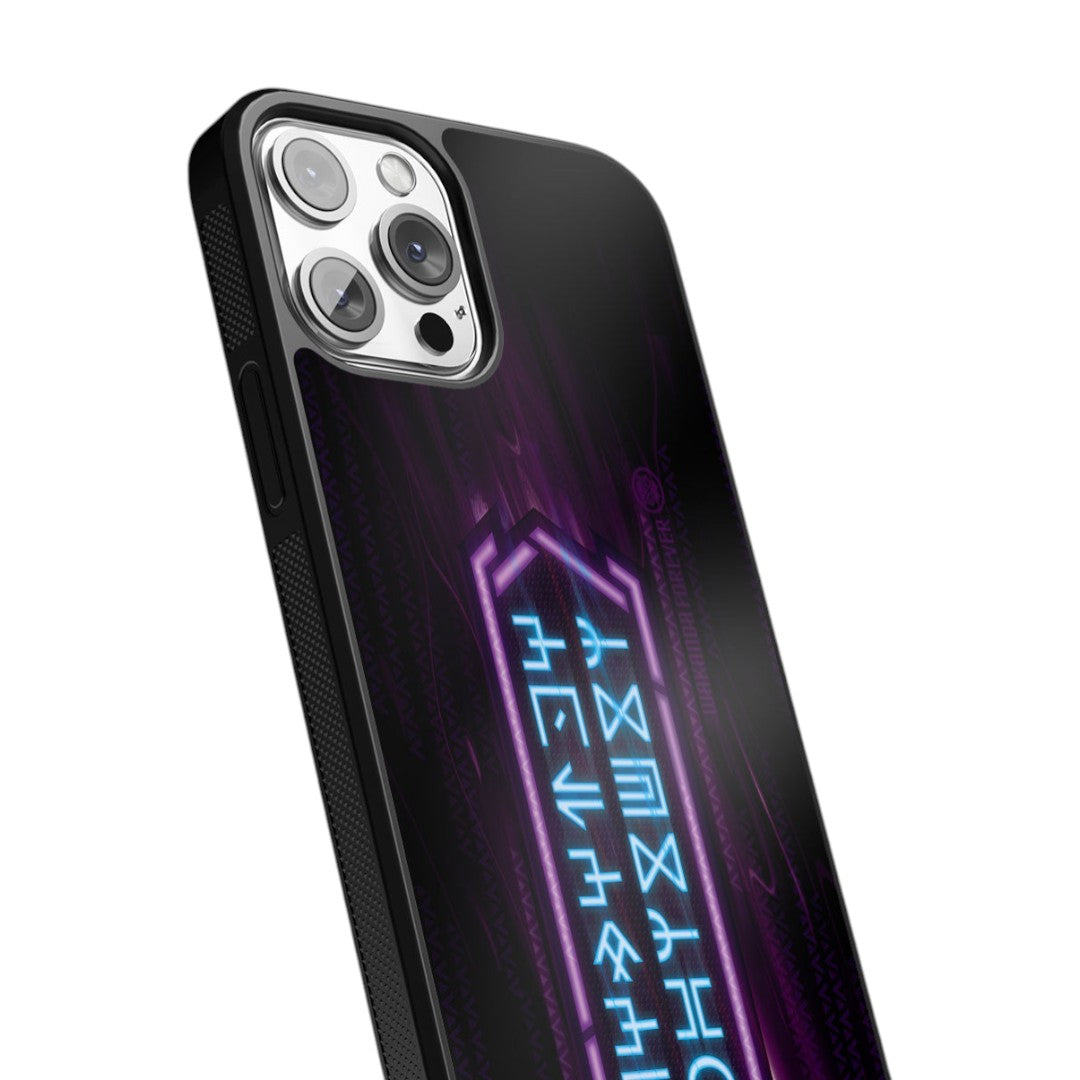 Wakanda Forever Script Glass iPhone Case for iPhone 13 Pro Max | Macmerise