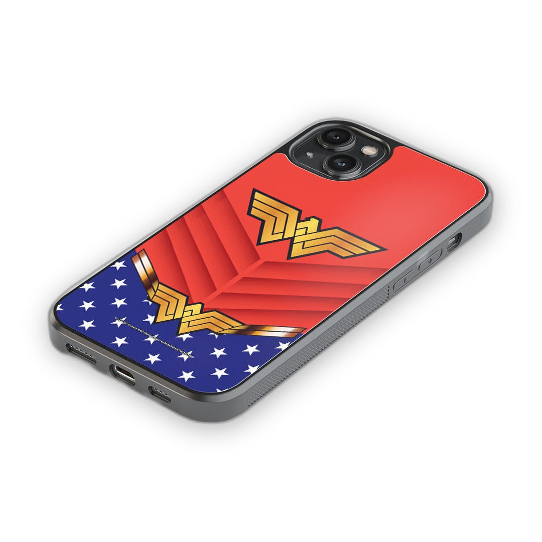 Suit Up Wonder Woman Glass iPhone Case for iPhone 14 Plus | Macmerise