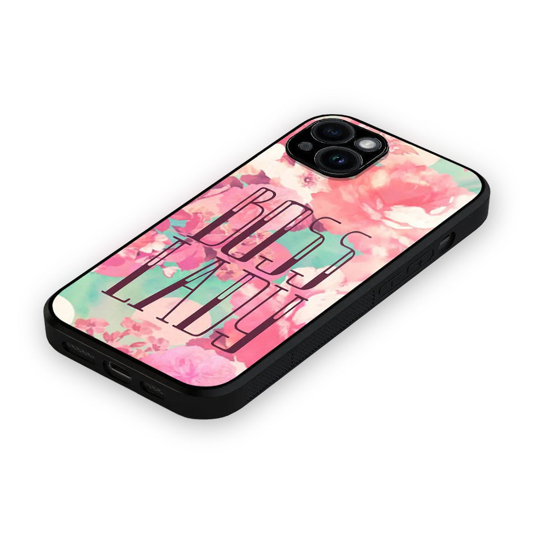 Boss Lady Glass iPhone Case for iPhone 15 Plus | Macmerise