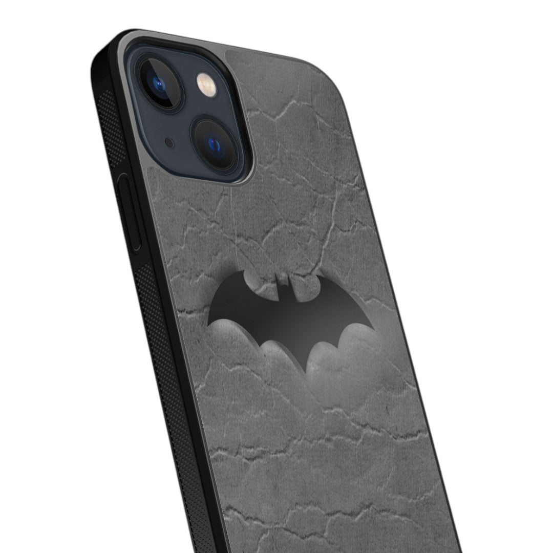 Fade Out Batman Glass iPhone Case for iPhone 13 Mini | Macmerise