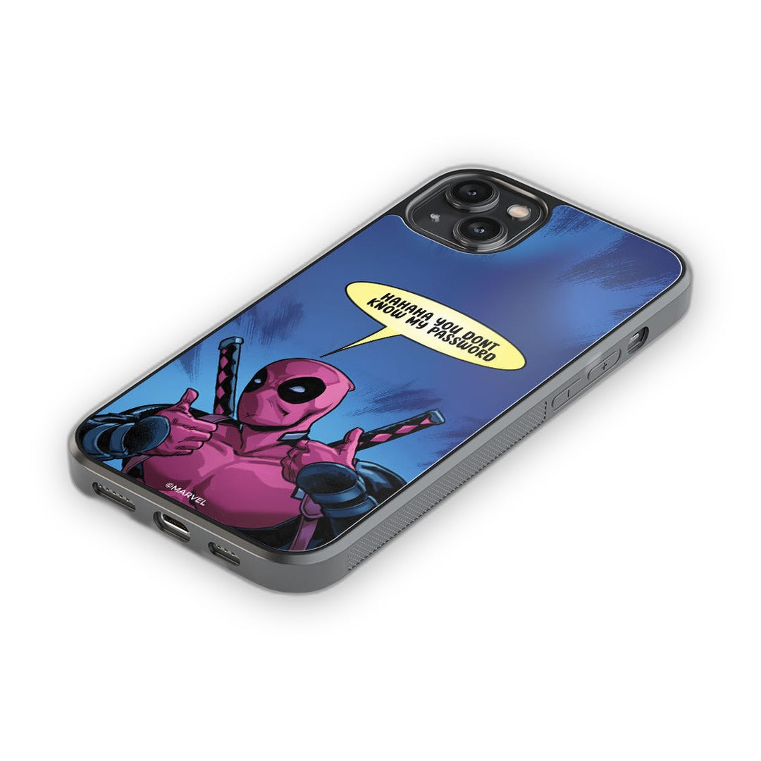 Deadpool Encrypted Glass iPhone Case for iPhone 14 Plus | Macmerise
