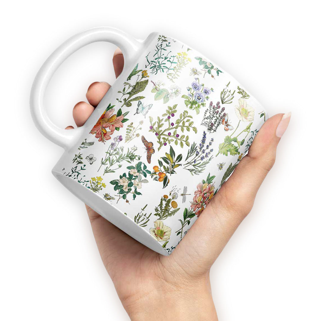 Payal Singhal Titli Coffee Mug White - back view | Macmerise