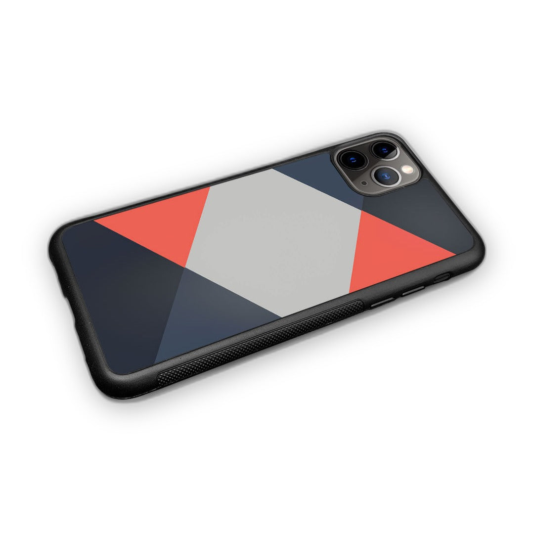 Criss Cross Coral Glass iPhone Case for iPhone 11 Pro Max | Macmerise