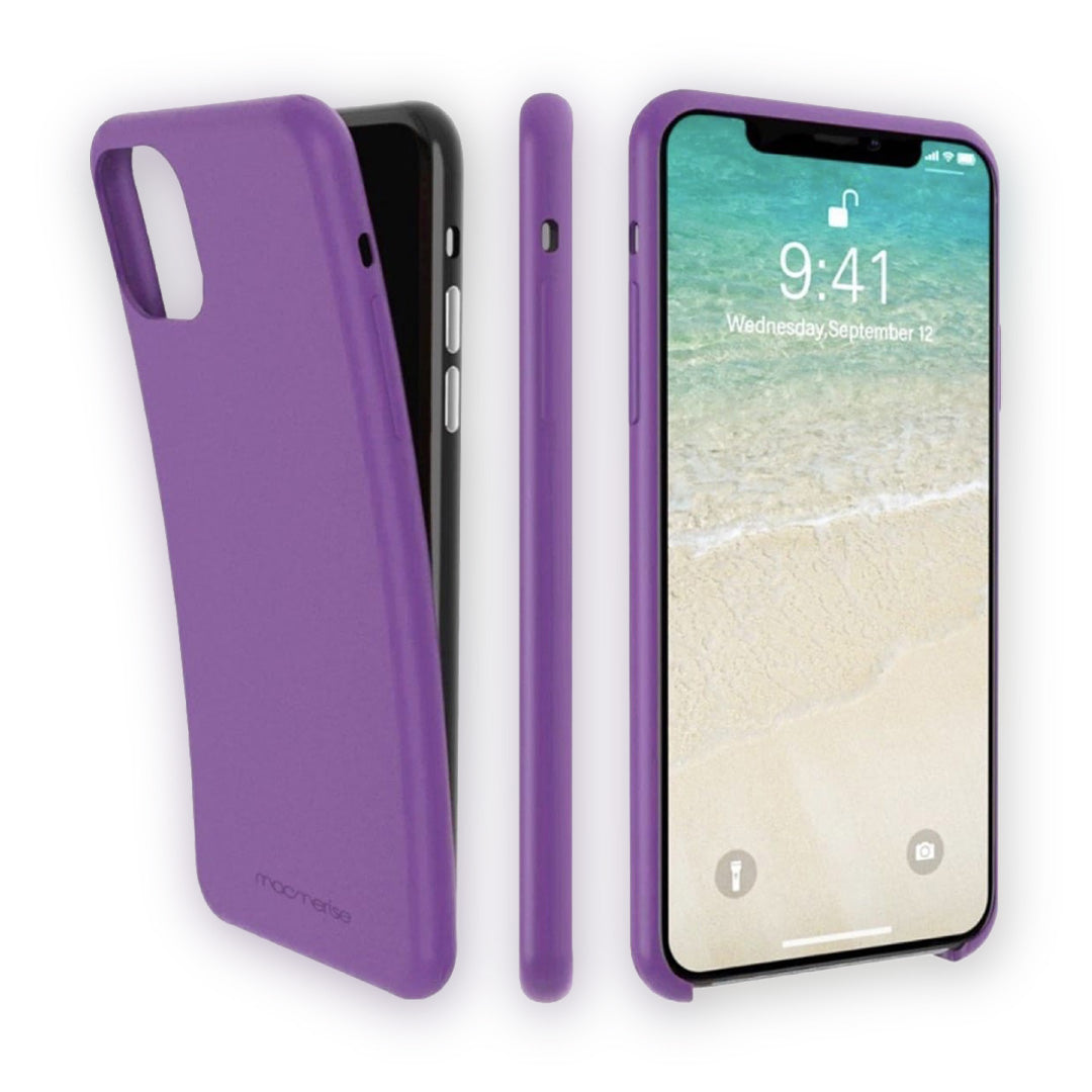 Basics iPhone 11 Pro Silicone Case Purple | Macmerise