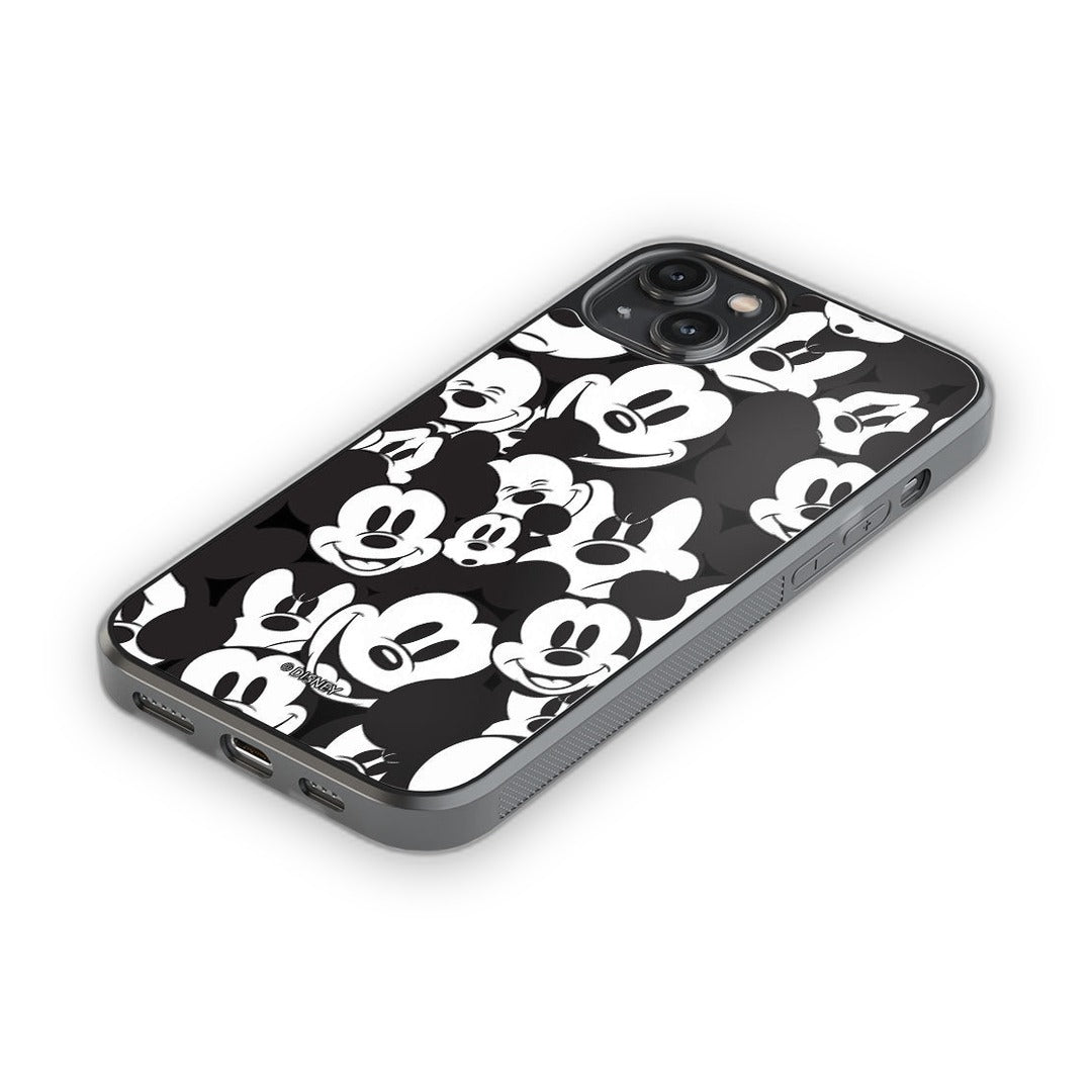 Mickey Smileys Glass iPhone Case for iPhone 14 Plus | Macmerise