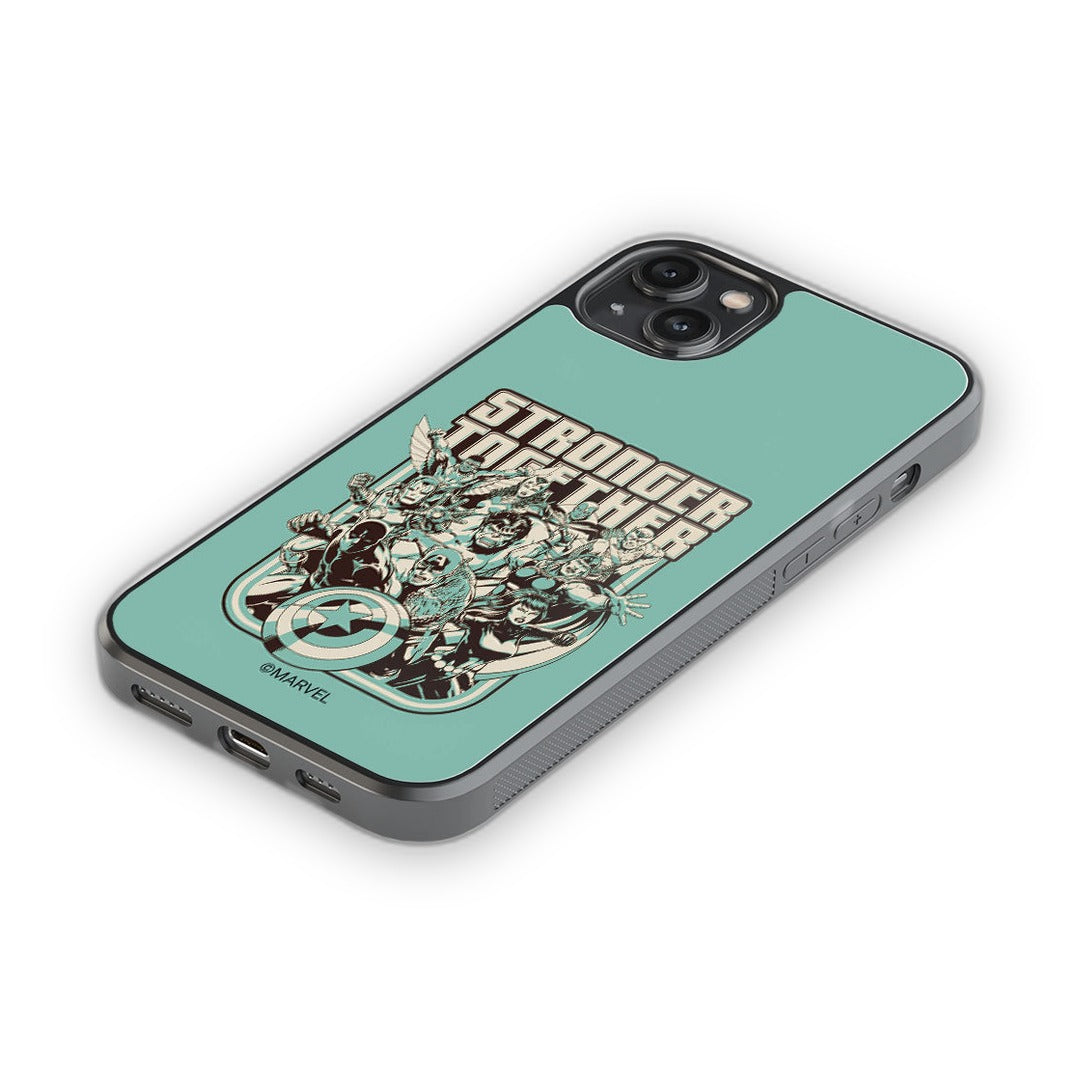 Stronger Together Sketch Glass iPhone Case for iPhone 14 Plus | Macmerise