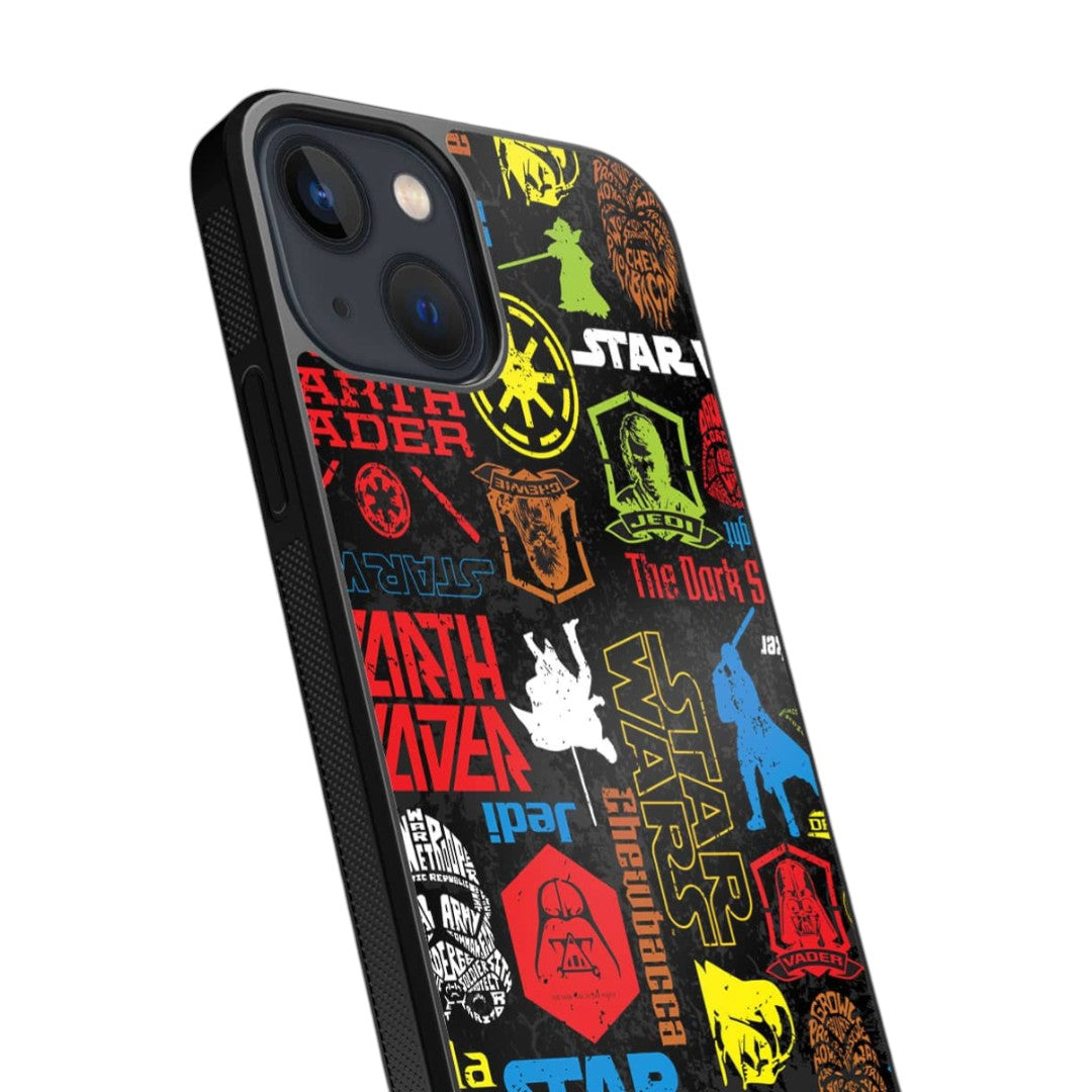 Star Wars Mashup Glass iPhone Case for iPhone 13 Mini | Macmerise
