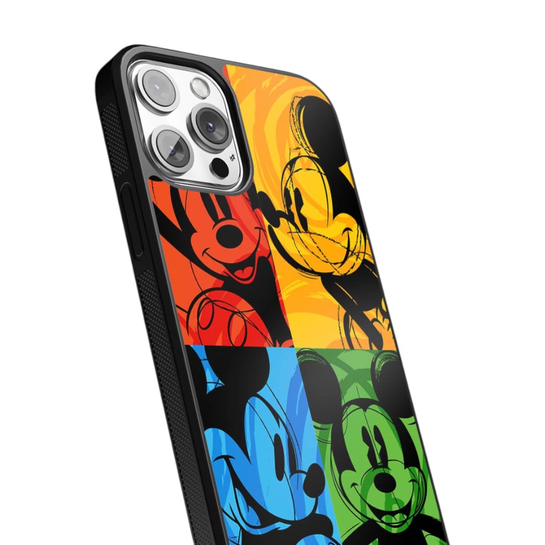 Shades of Mickey Glass iPhone Case for iPhone 13 Pro Max | Macmerise