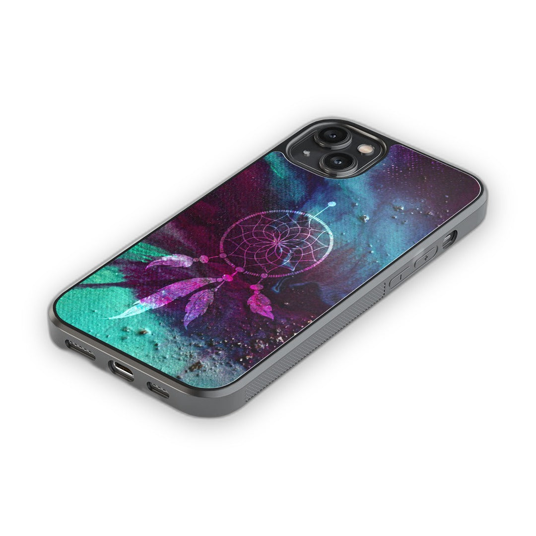 Dream Catcher Galaxy Glass iPhone Case for iPhone 14 Plus | Macmerise