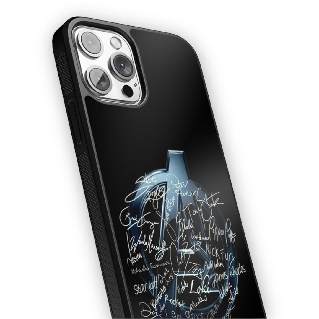 Avengers Nostalgia Glass iPhone Case for iPhone 13 Pro | Macmerise