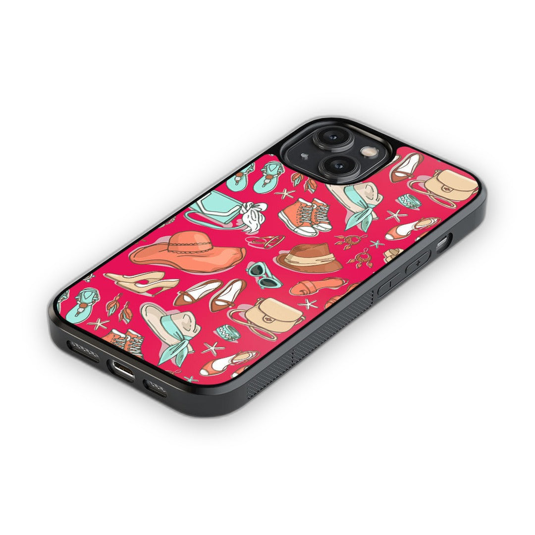 Pink Wanderlust Glass iPhone Case for iPhone 14 | Macmerise