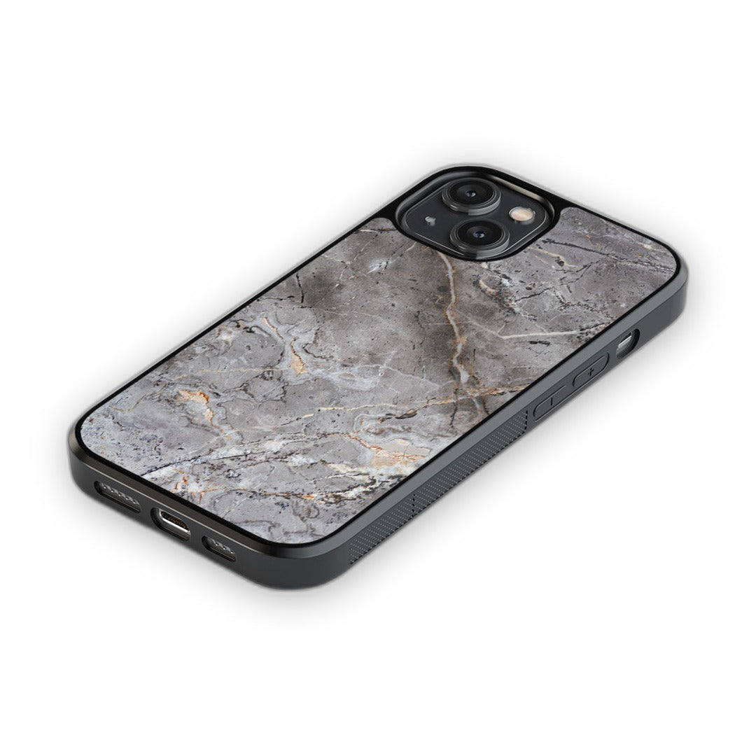 Graphite Hues Glass iPhone Case for iPhone 14 | Macmerise