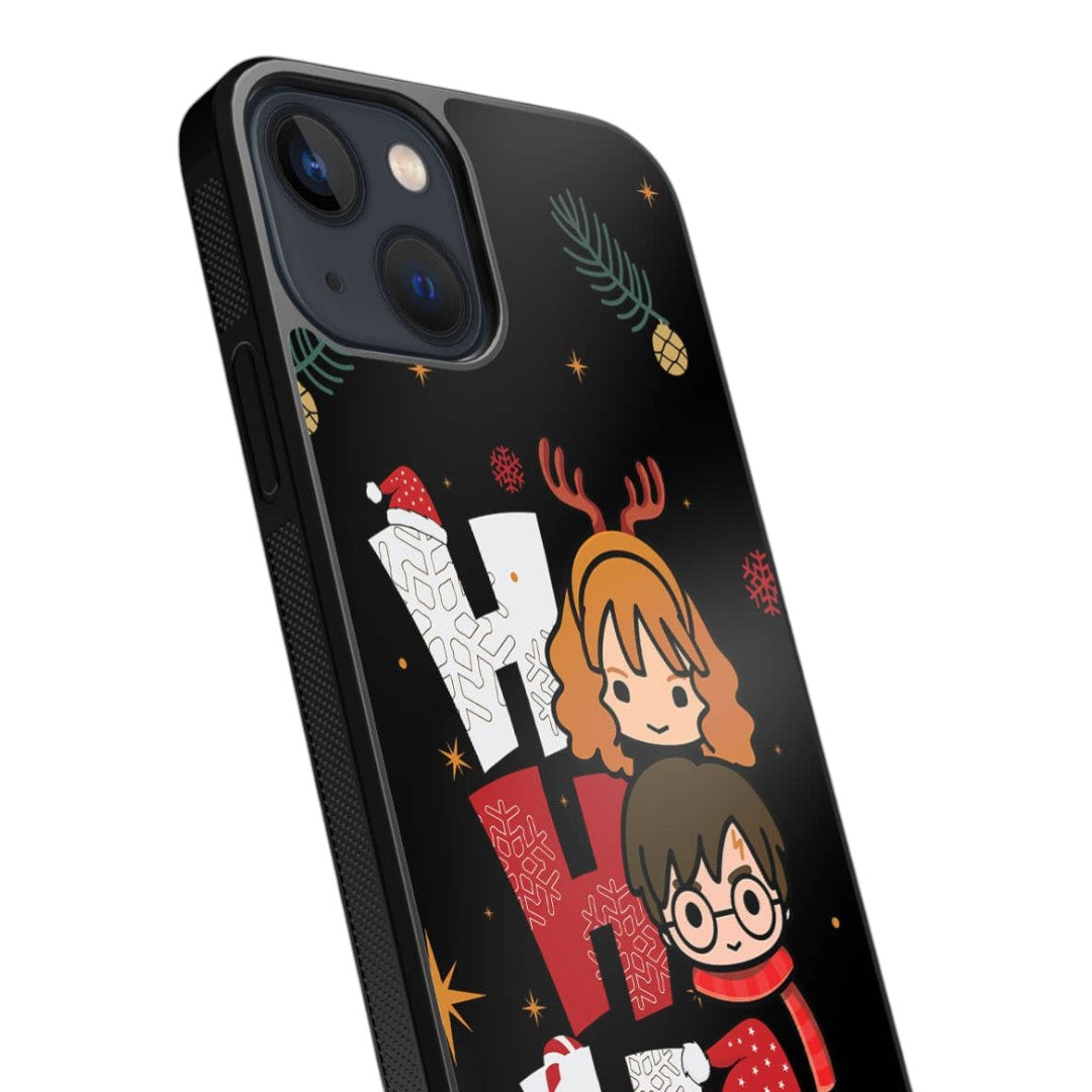 Harry Potter Ho Ho Ho Glass iPhone Case for iPhone 13 Mini | Macmerise