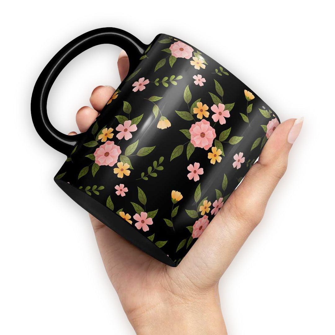 Sk Periwinkle Black Coffee Mug | Macmerise