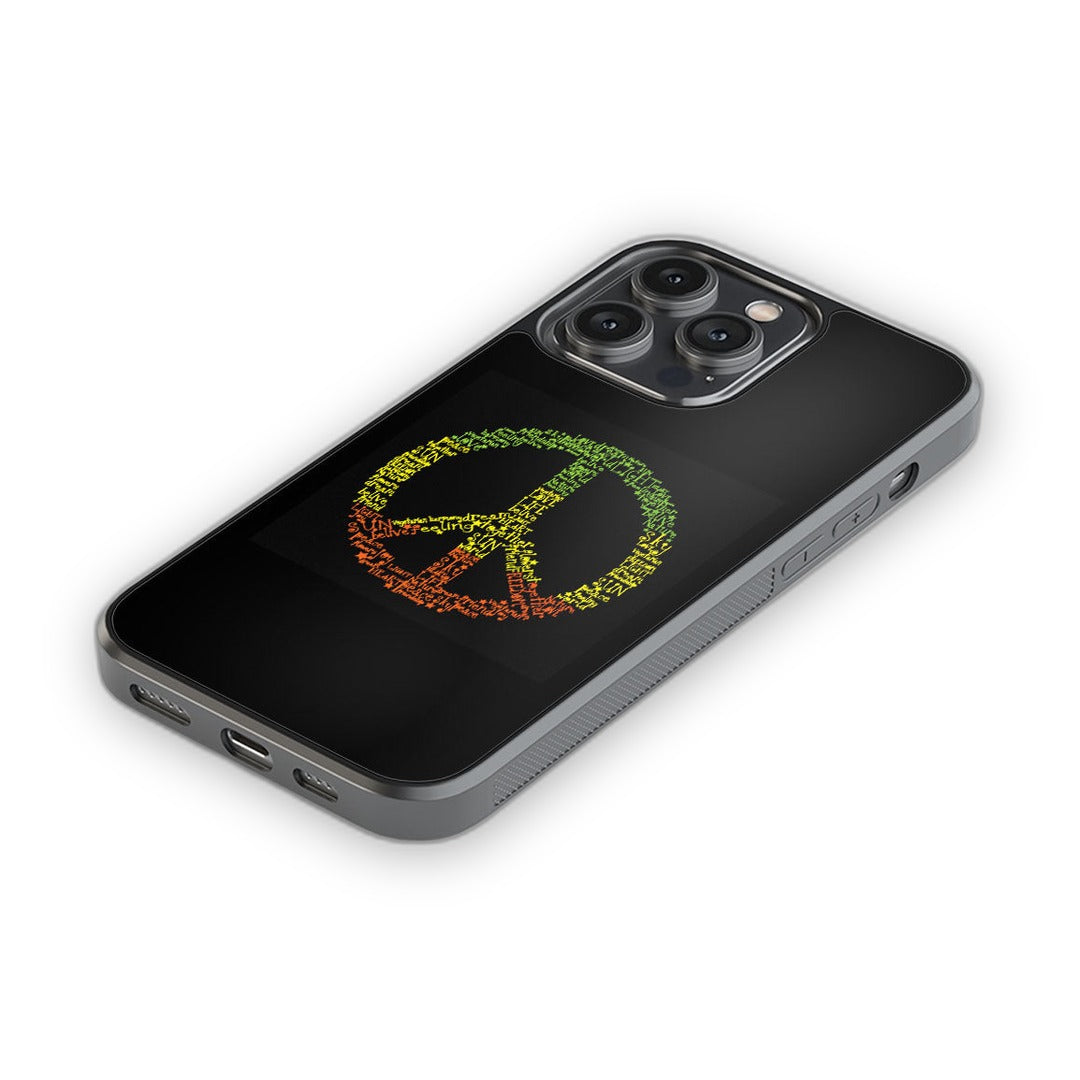 Symbol of Peace Glass iPhone Case for iPhone 14 Pro Max | Macmerise