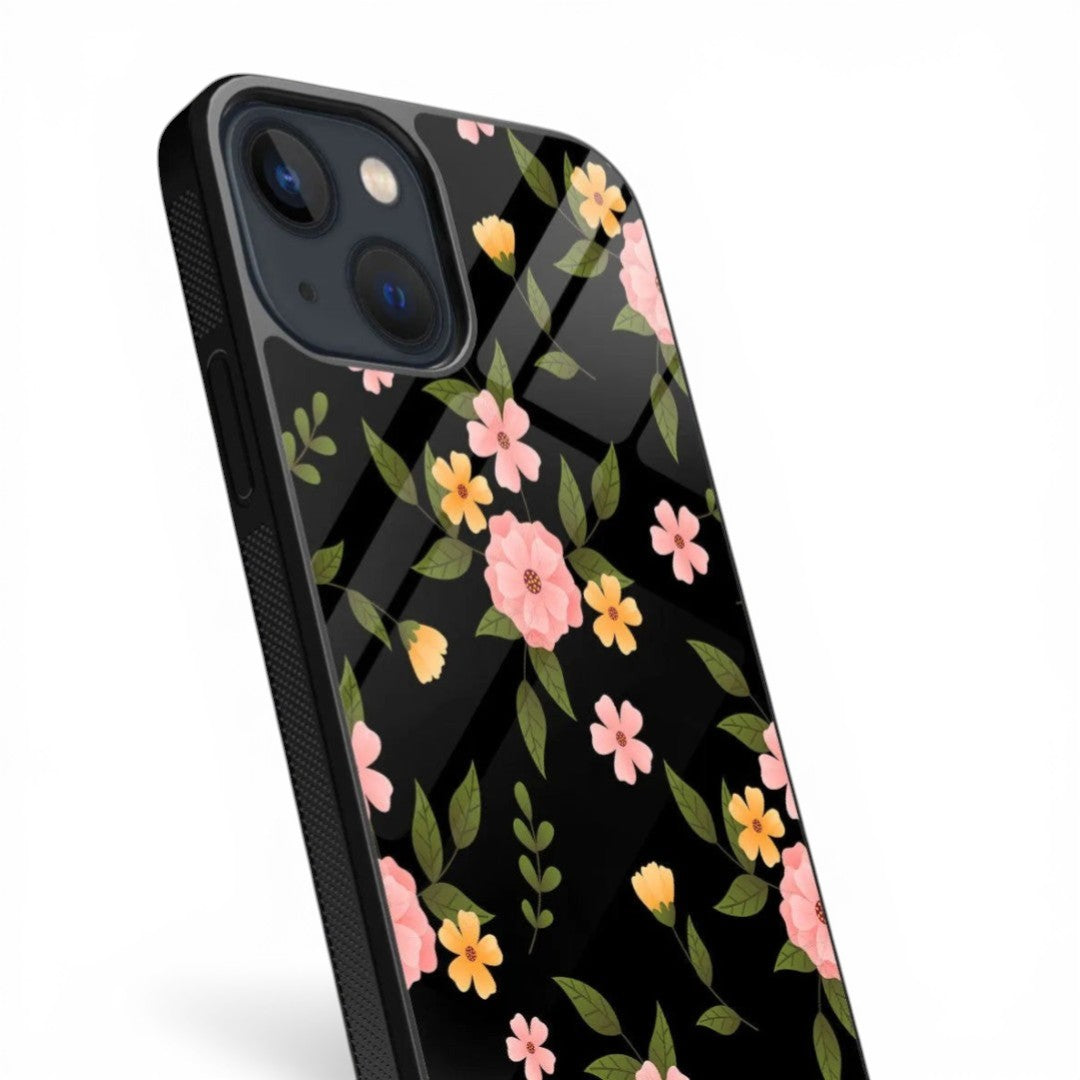 Sk Periwinkle Black Glass iPhone Case for iPhone 13 Mini | Macmerise