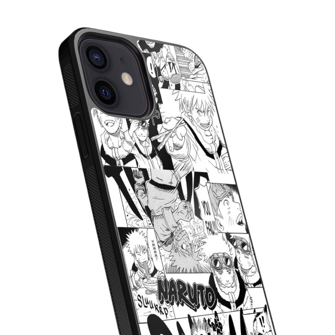 Naruto Collage Glass iPhone Case for iPhone 12 | Macmerise