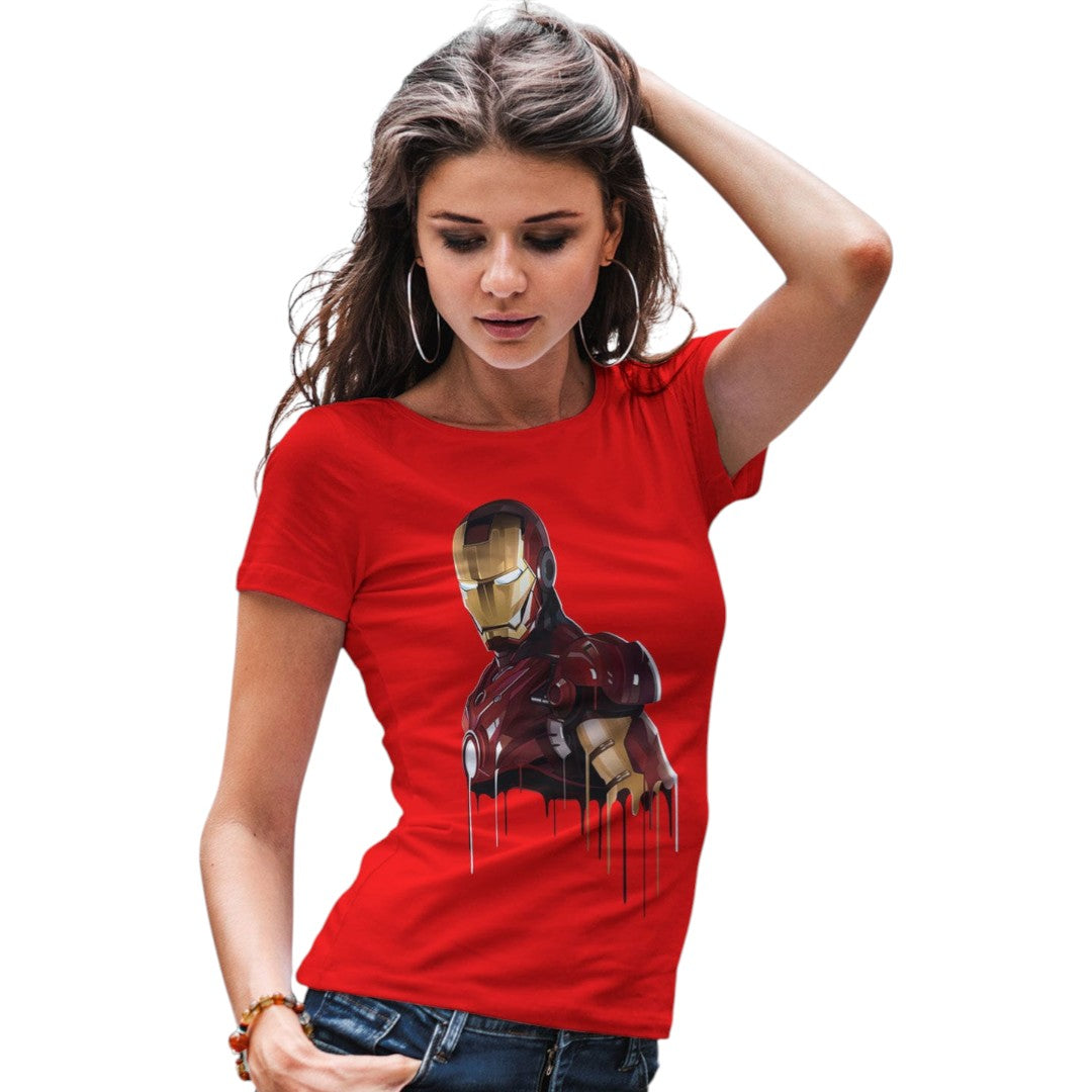 Marvel Iron Man Mark IV Red T-Shirt - detail 2 view | Macmerise