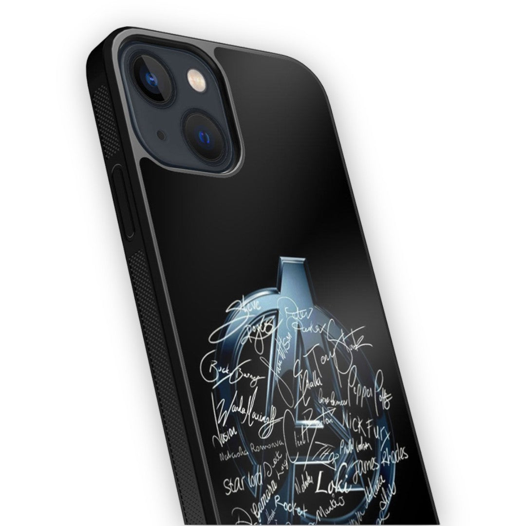 Avengers Nostalgia Glass iPhone Case for iPhone 13 | Macmerise