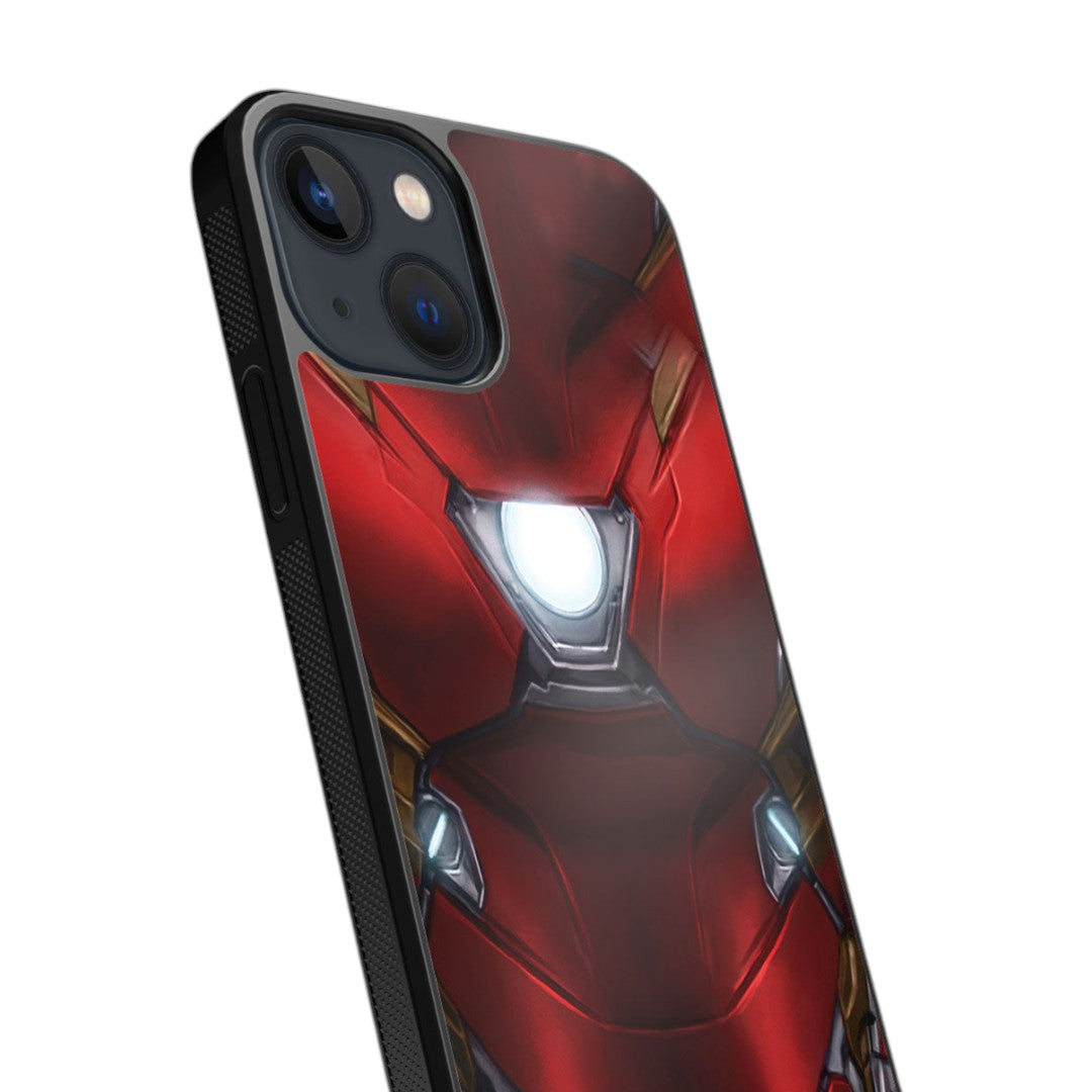 Suit Up Iron Man Glass iPhone Case for iPhone 13 Mini | Macmerise