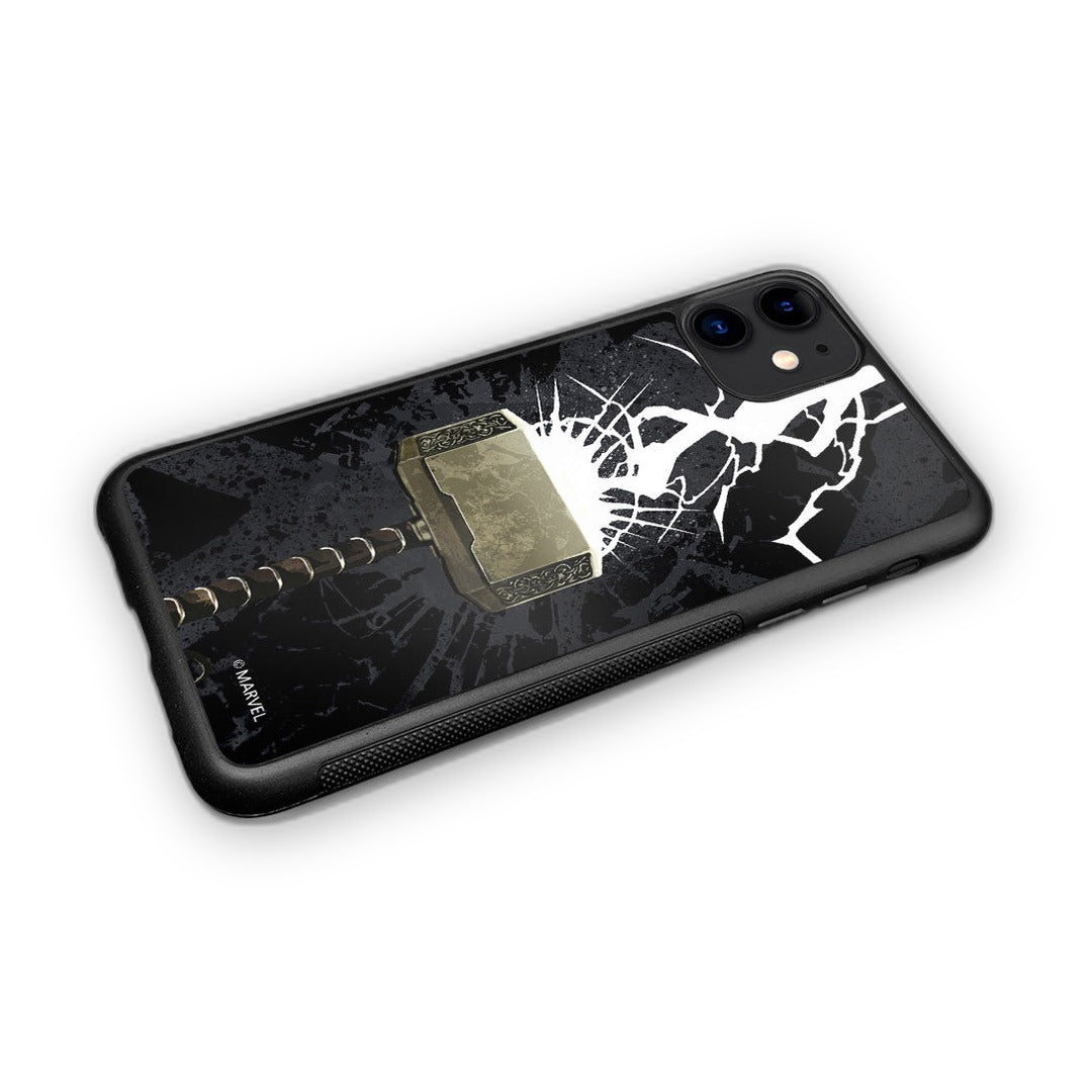 the Thunderous Hammer Glass iPhone Case for iPhone 11 | Macmerise