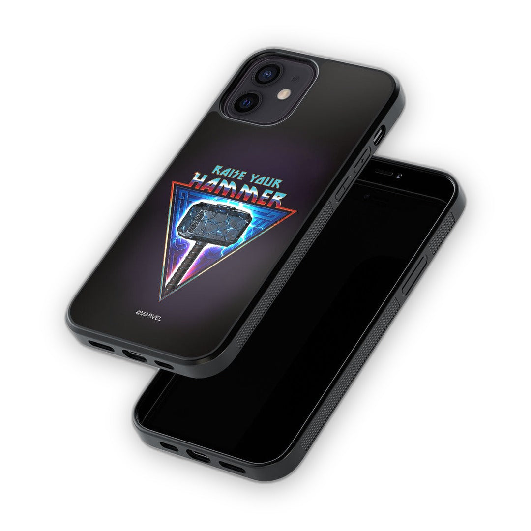 Mighty Raise Your Hammer Glass iPhone Case for iPhone 12 | Macmerise