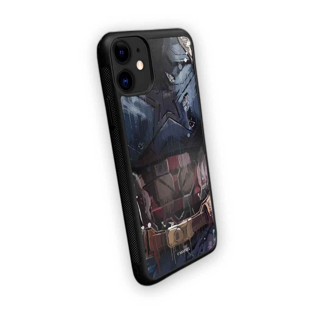 Grunge Suit Steve Glass iPhone Case for iPhone 11 | Macmerise
