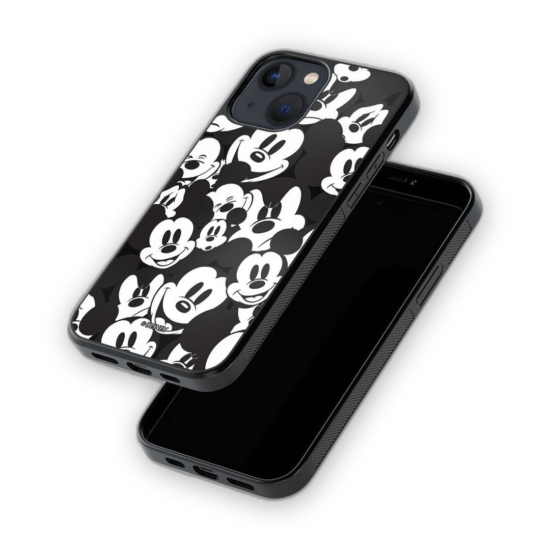 Mickey Smileys Glass iPhone Case for iPhone 13 | Macmerise