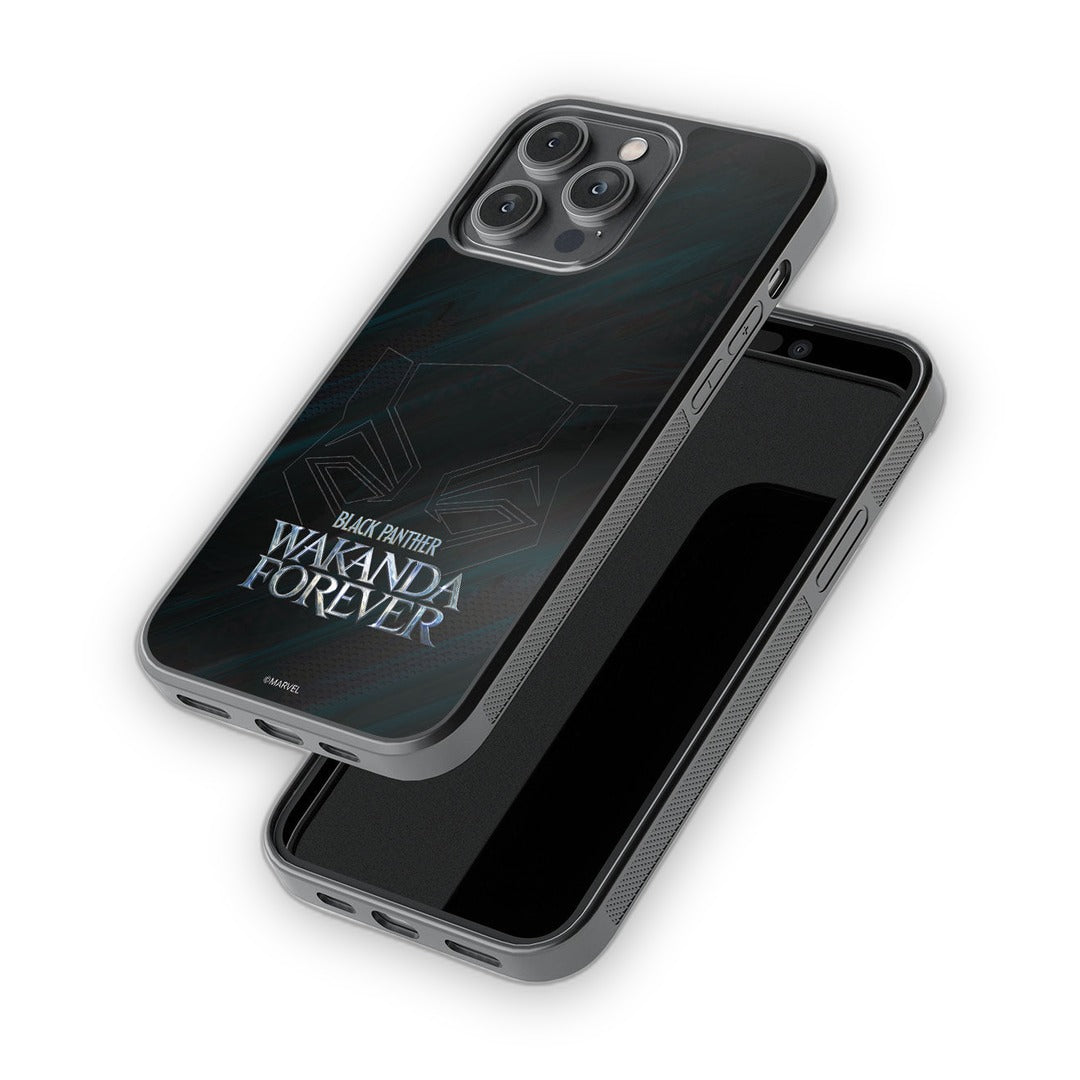 Wakanda Forever Logo Grey Glass iPhone Case for iPhone 14 Pro Max | Macmerise