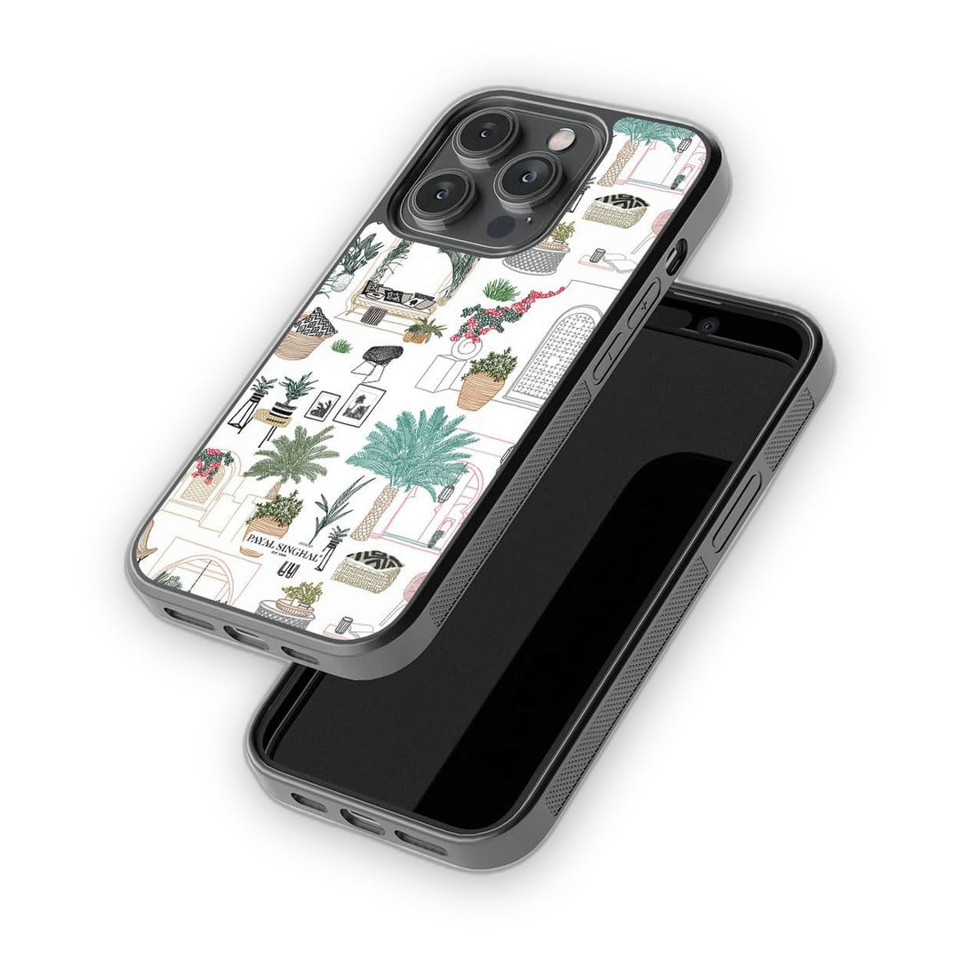 Payal Singhal Cafe Morrocco Glass iPhone Case for iPhone 14 Pro | Macmerise
