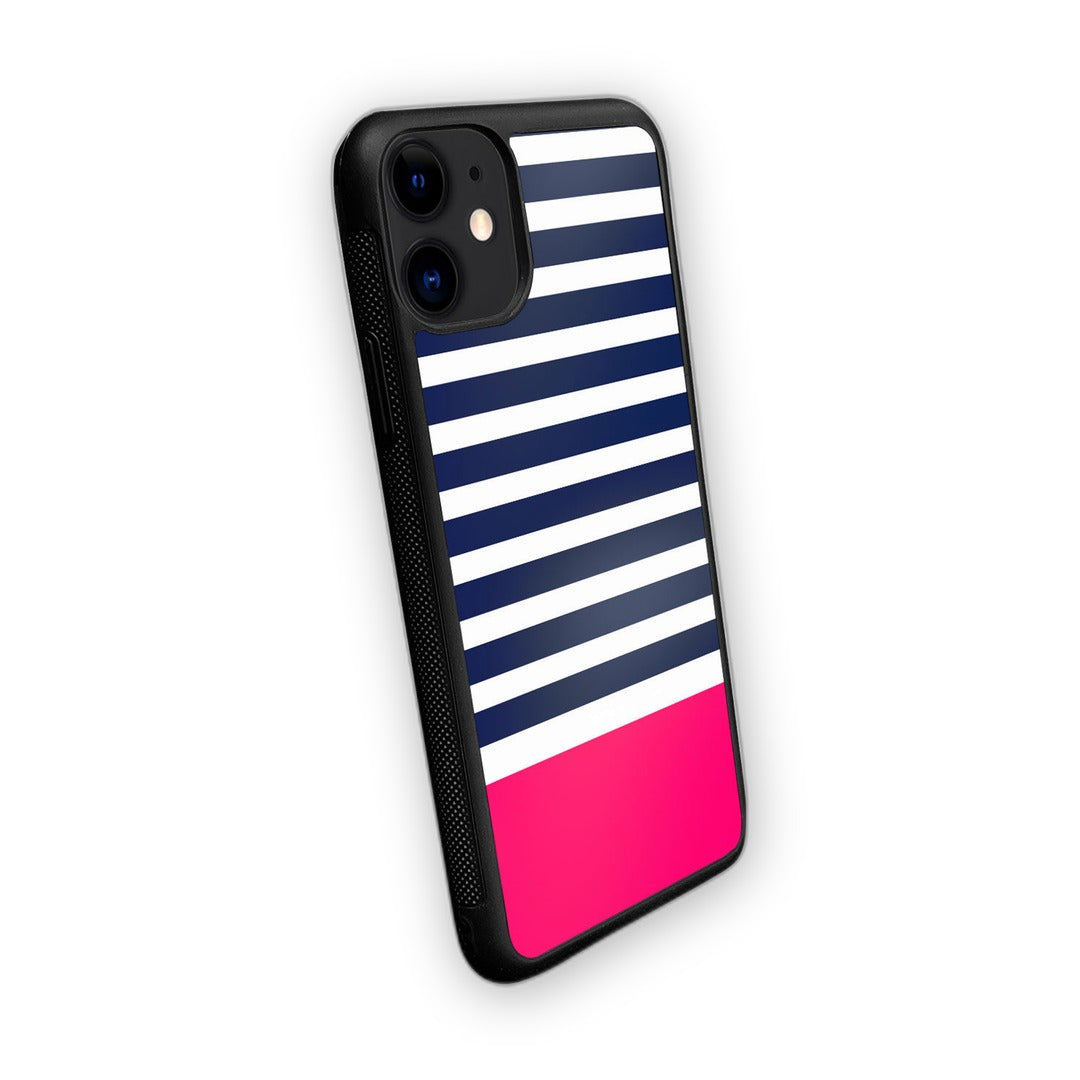 Simply Stripes Glass iPhone Case for iPhone 11 | Macmerise