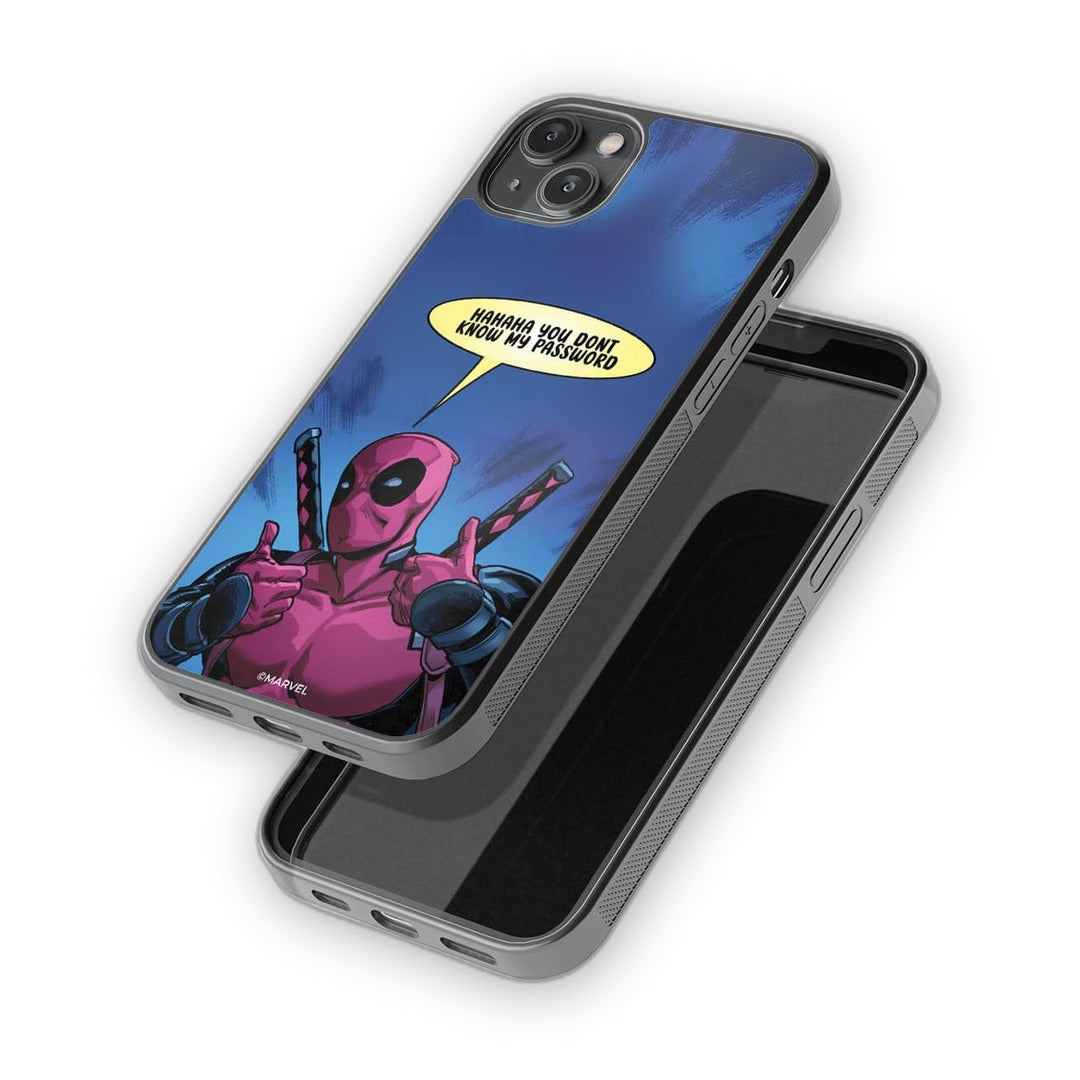 Deadpool Encrypted Glass iPhone Case for iPhone 14 Plus | Macmerise