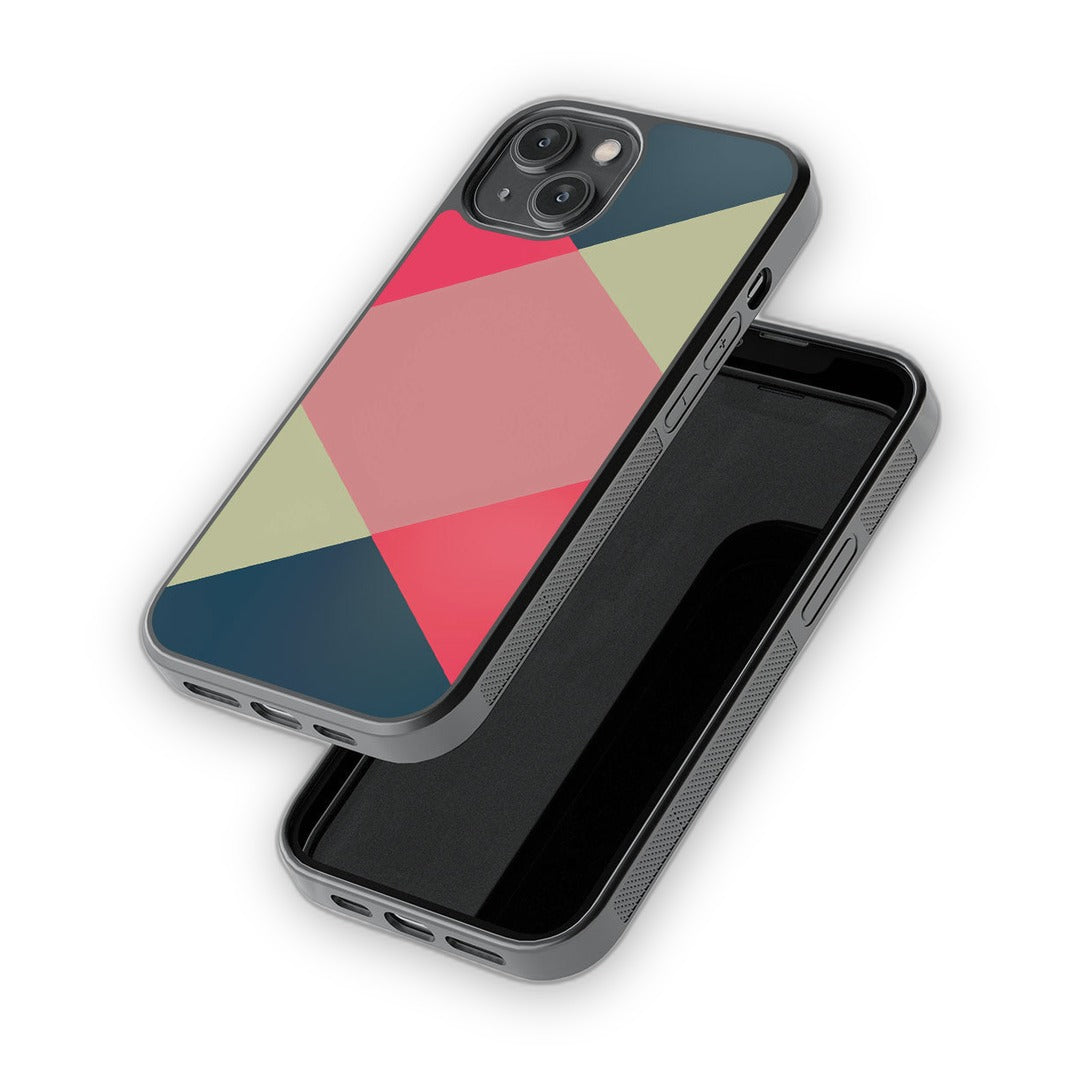 Criss Cross iPhone 14 Cover Teal - detail view | Macmerise