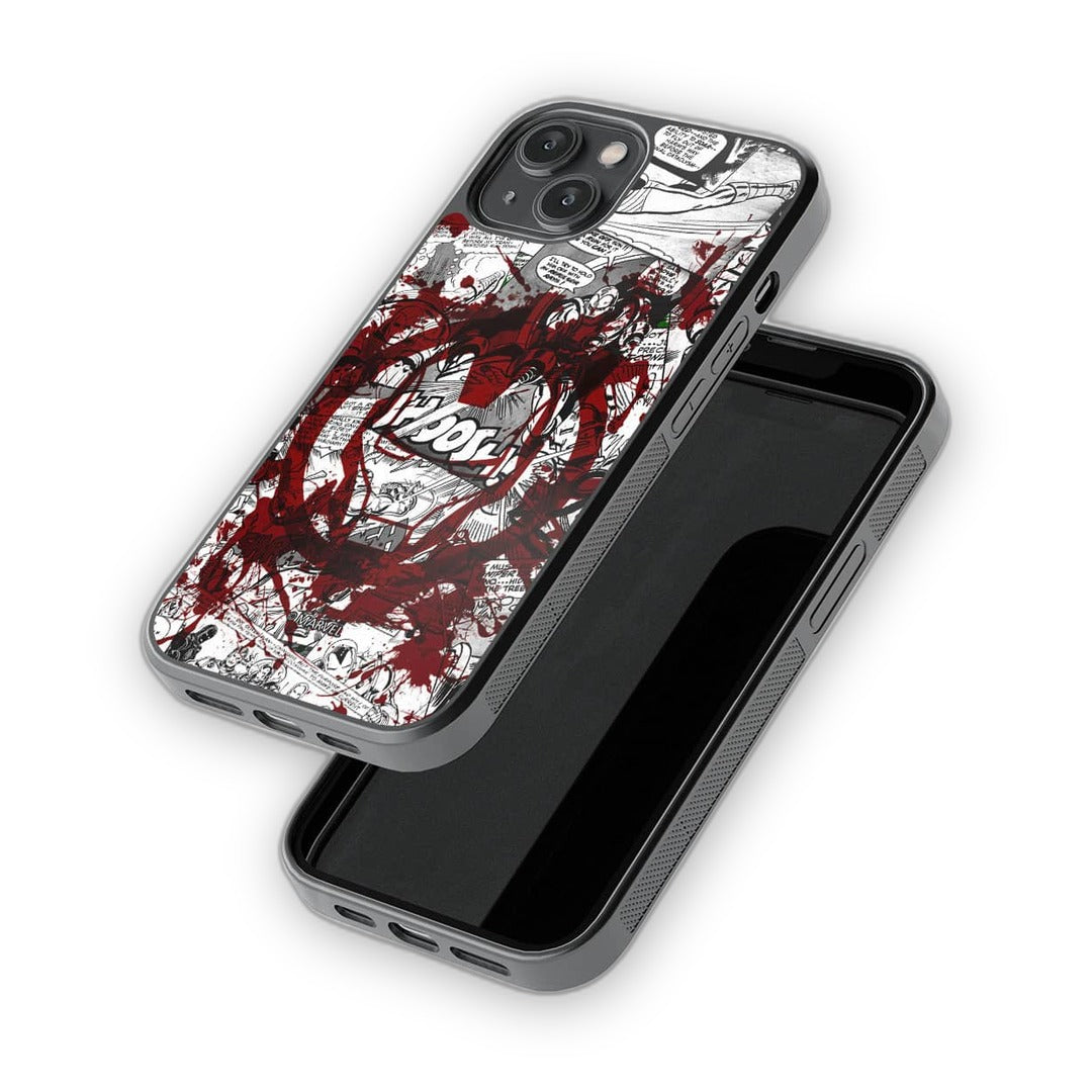 Splash Out Iron Man Glass iPhone Case for iPhone 14 | Macmerise