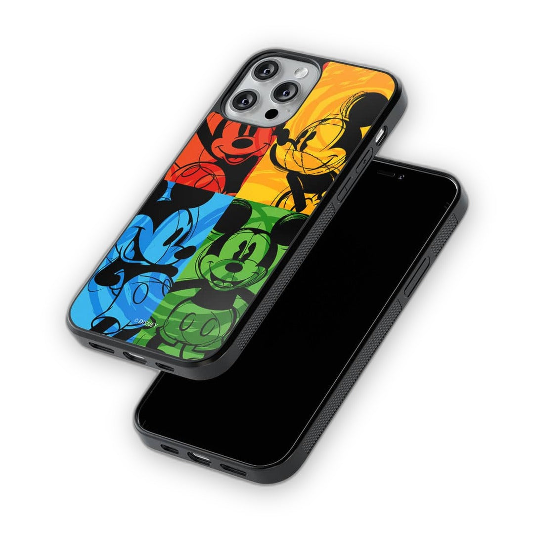 Shades of Mickey Glass iPhone Case for iPhone 13 Pro Max | Macmerise